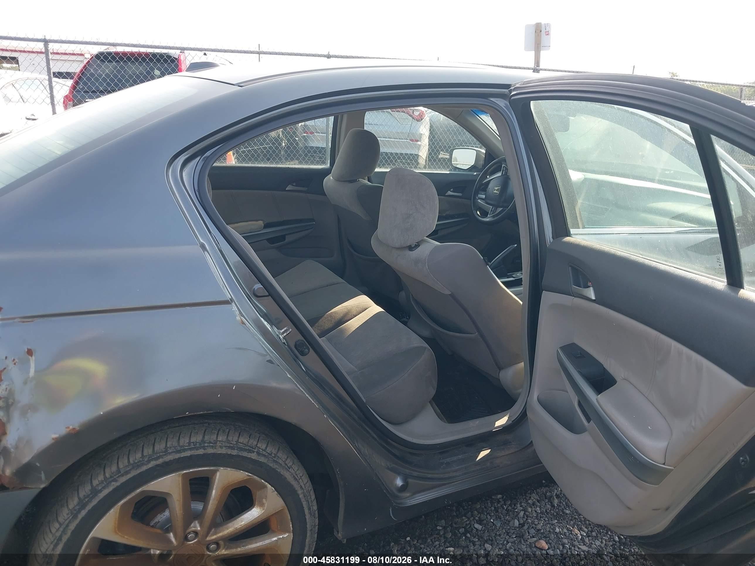 2008 Honda Accord 2.4 Ex-l Gray vin: 1HGCP268X8A096647