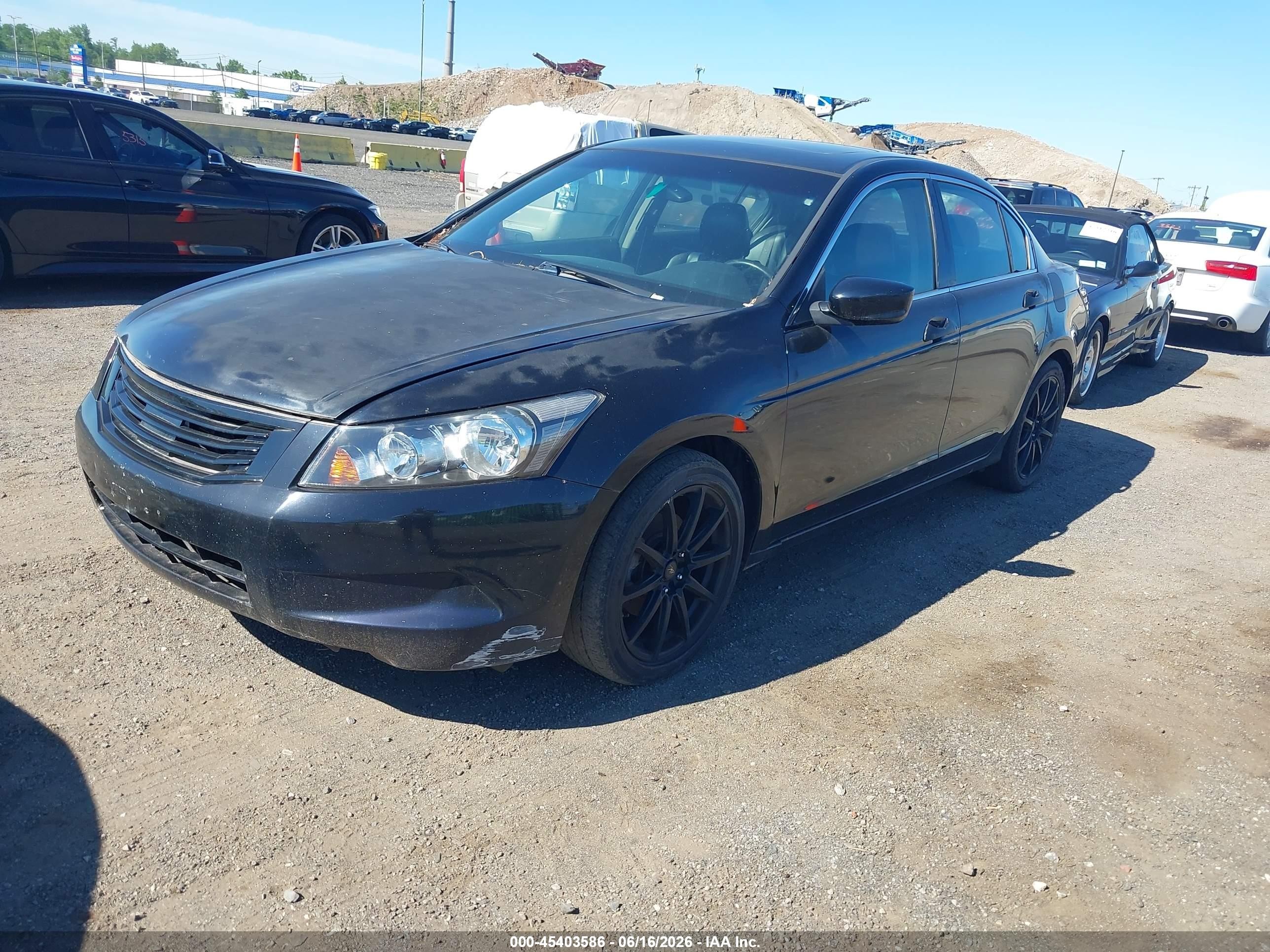 2008 Honda Accord 2.4 Ex-l Черный vin: 1HGCP268X8A111275
