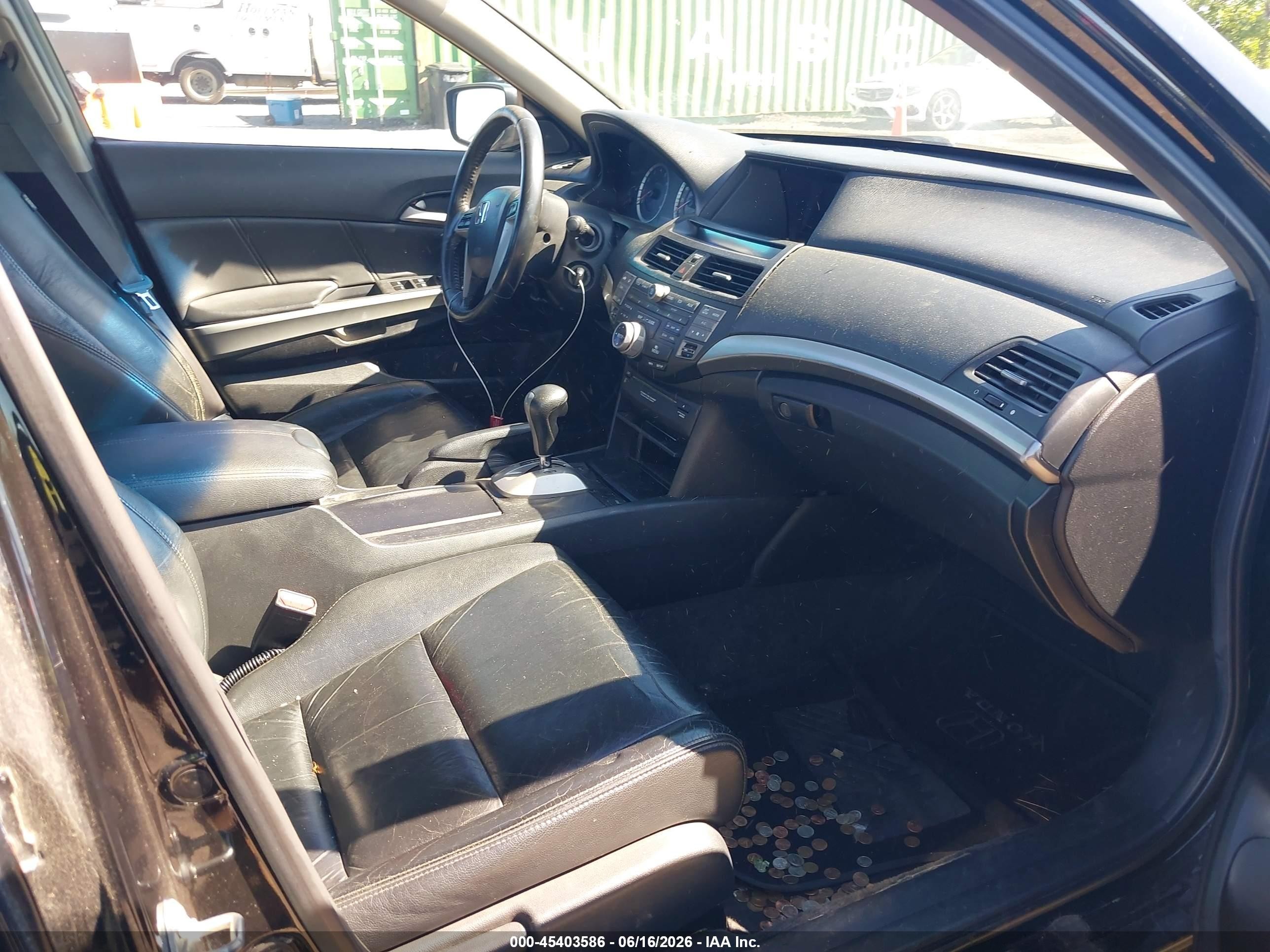 2008 Honda Accord 2.4 Ex-l Черный vin: 1HGCP268X8A111275