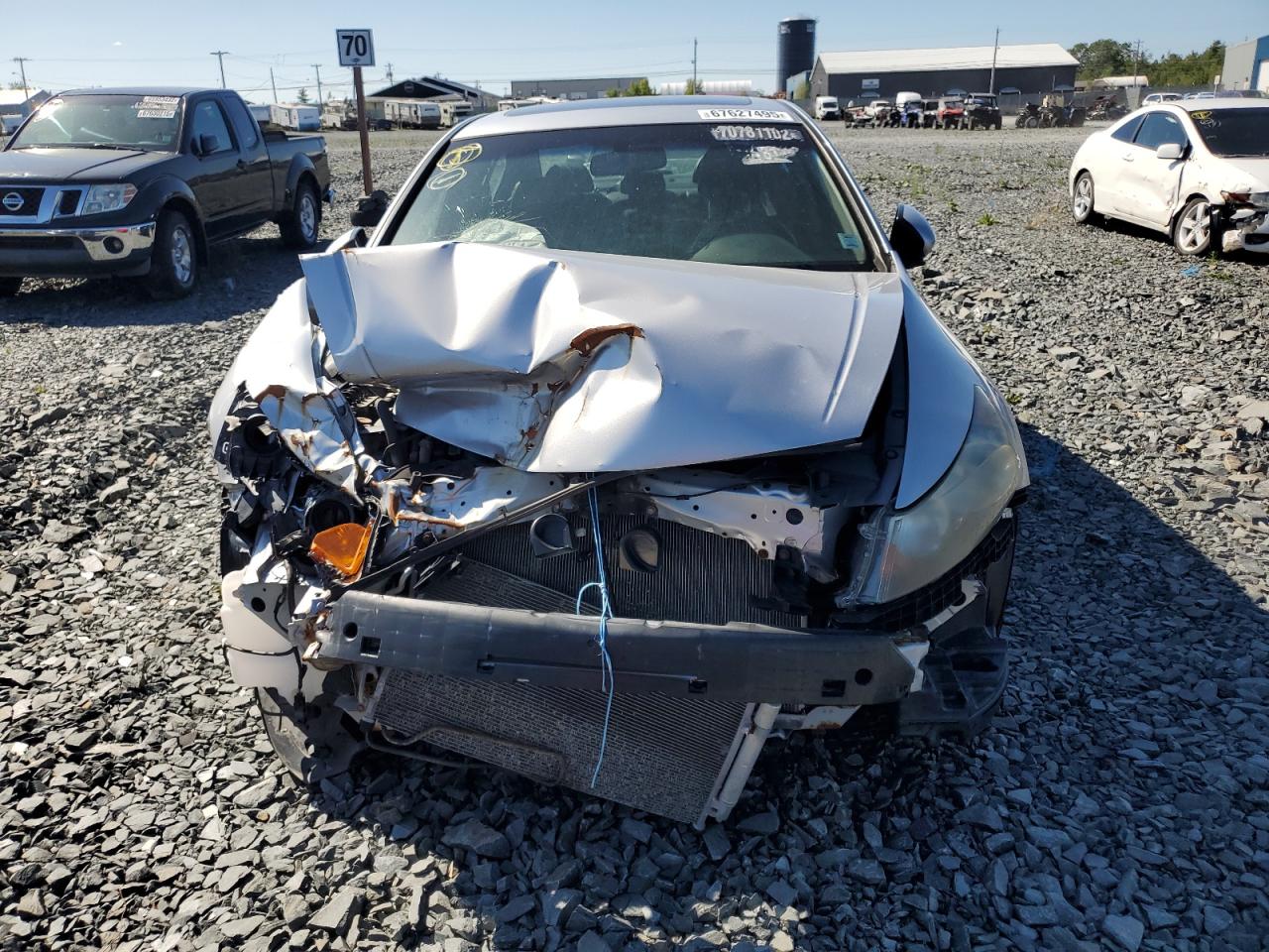2008 Honda Accord Exl   Silver vin: 1HGCP268X8A810485