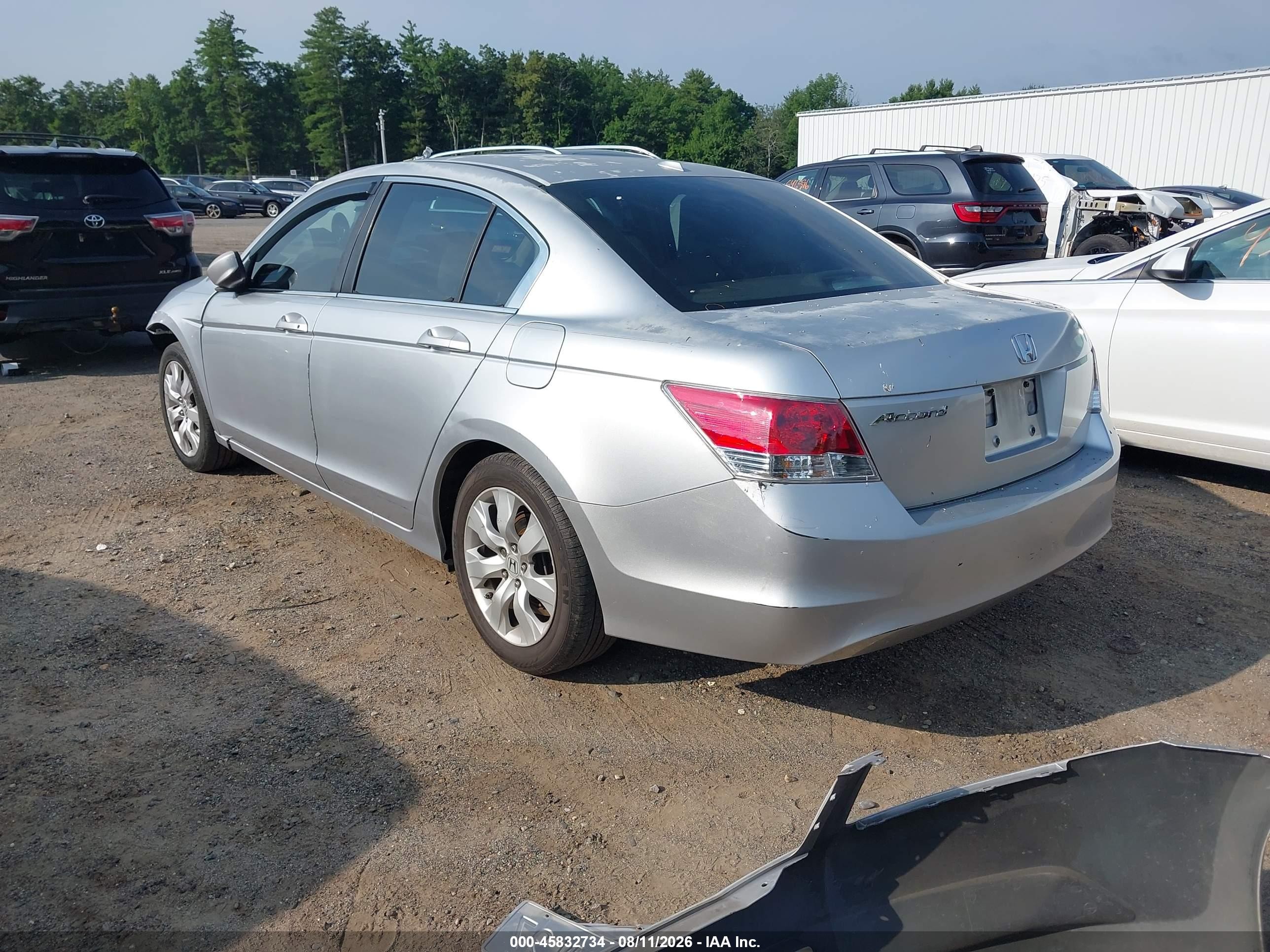 2009 Honda Accord 2.4 Ex-l Silver vin: 1HGCP268X9A010531