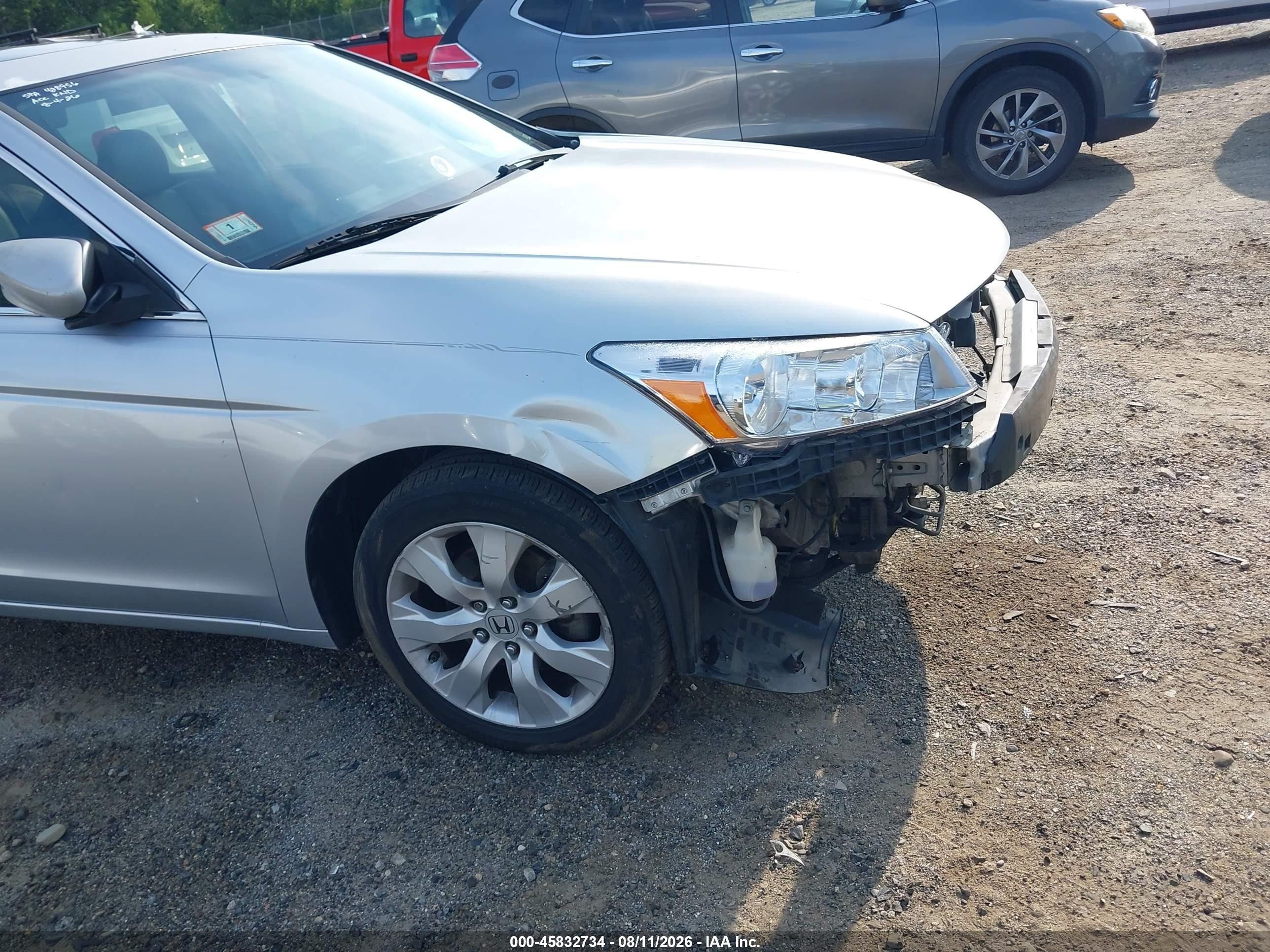 2009 Honda Accord 2.4 Ex-l Silver vin: 1HGCP268X9A010531