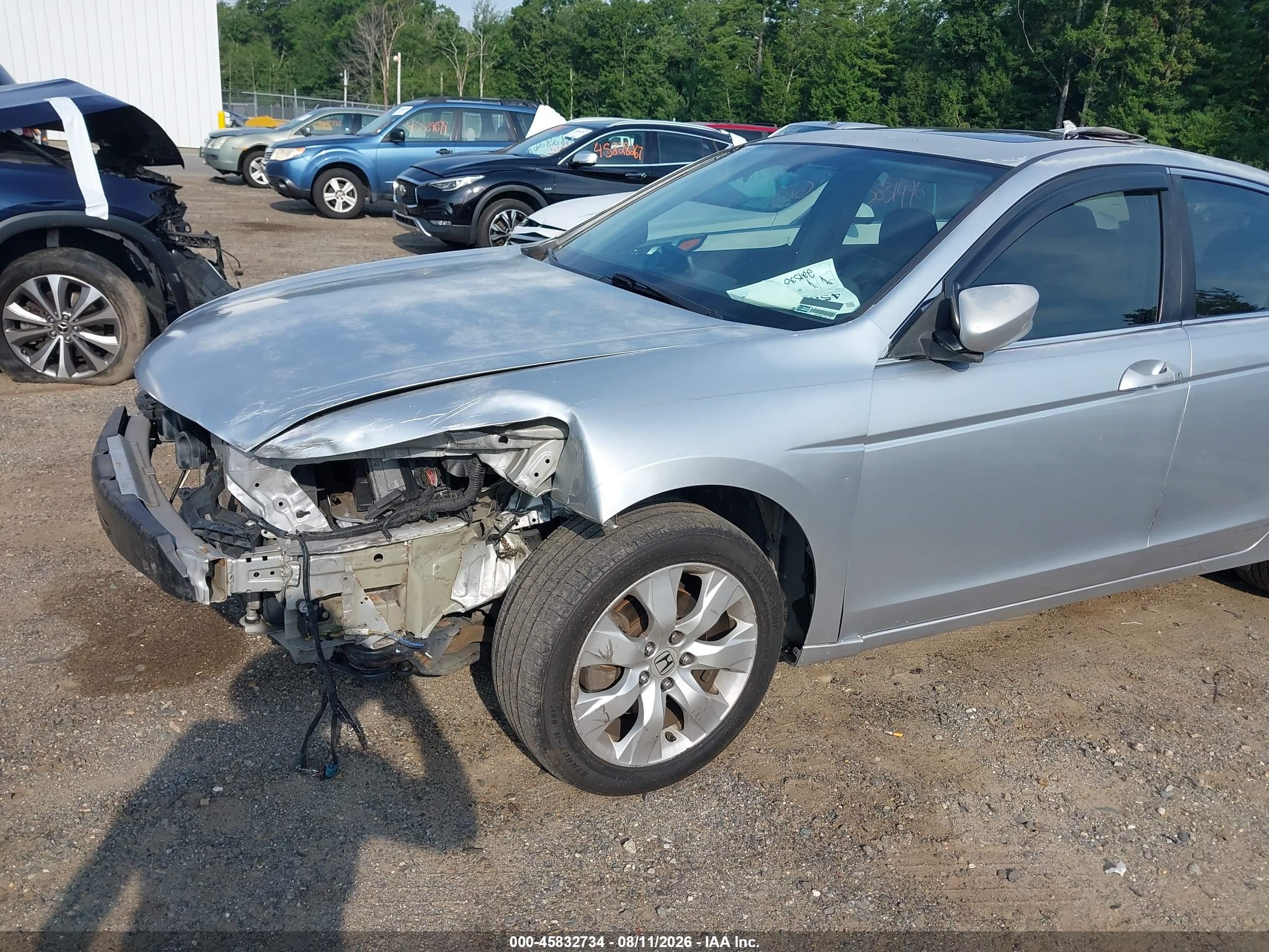 2009 Honda Accord 2.4 Ex-l Silver vin: 1HGCP268X9A010531