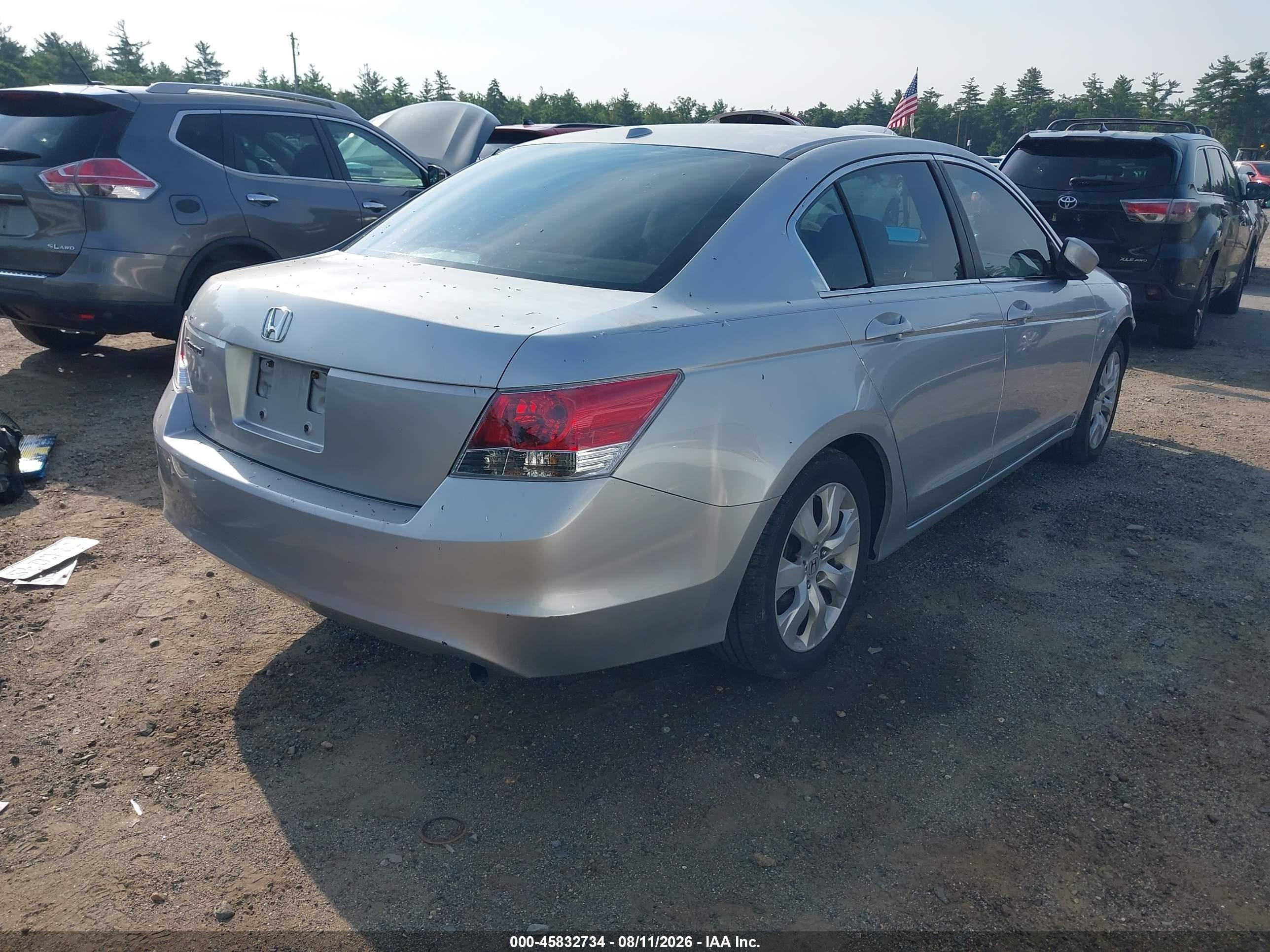 2009 Honda Accord 2.4 Ex-l Silver vin: 1HGCP268X9A010531