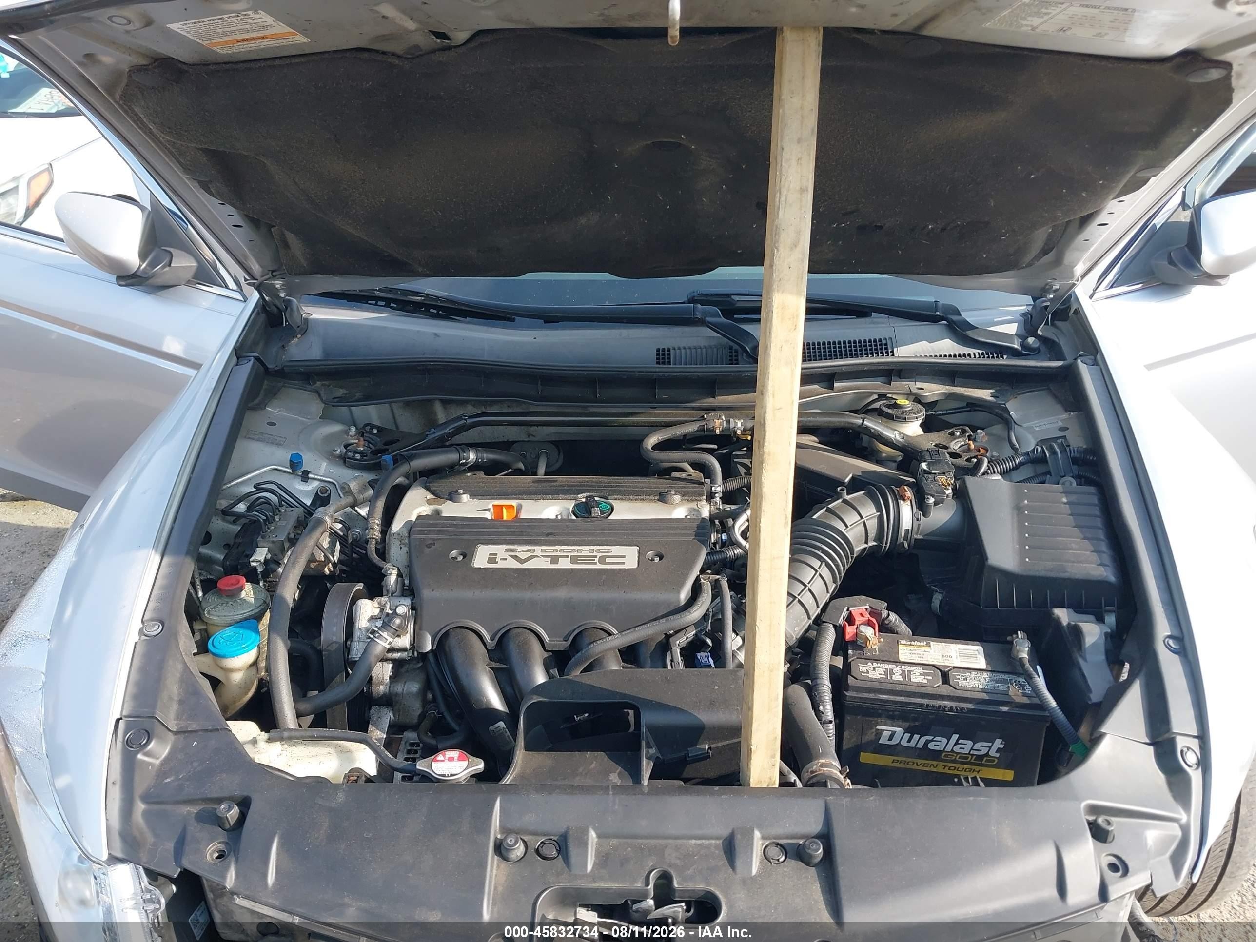 2009 Honda Accord 2.4 Ex-l Silver vin: 1HGCP268X9A010531