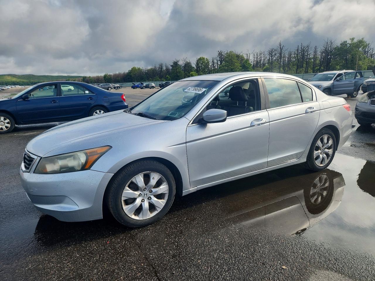 2009 Honda Accord Exl Silver vin: 1HGCP268X9A015048