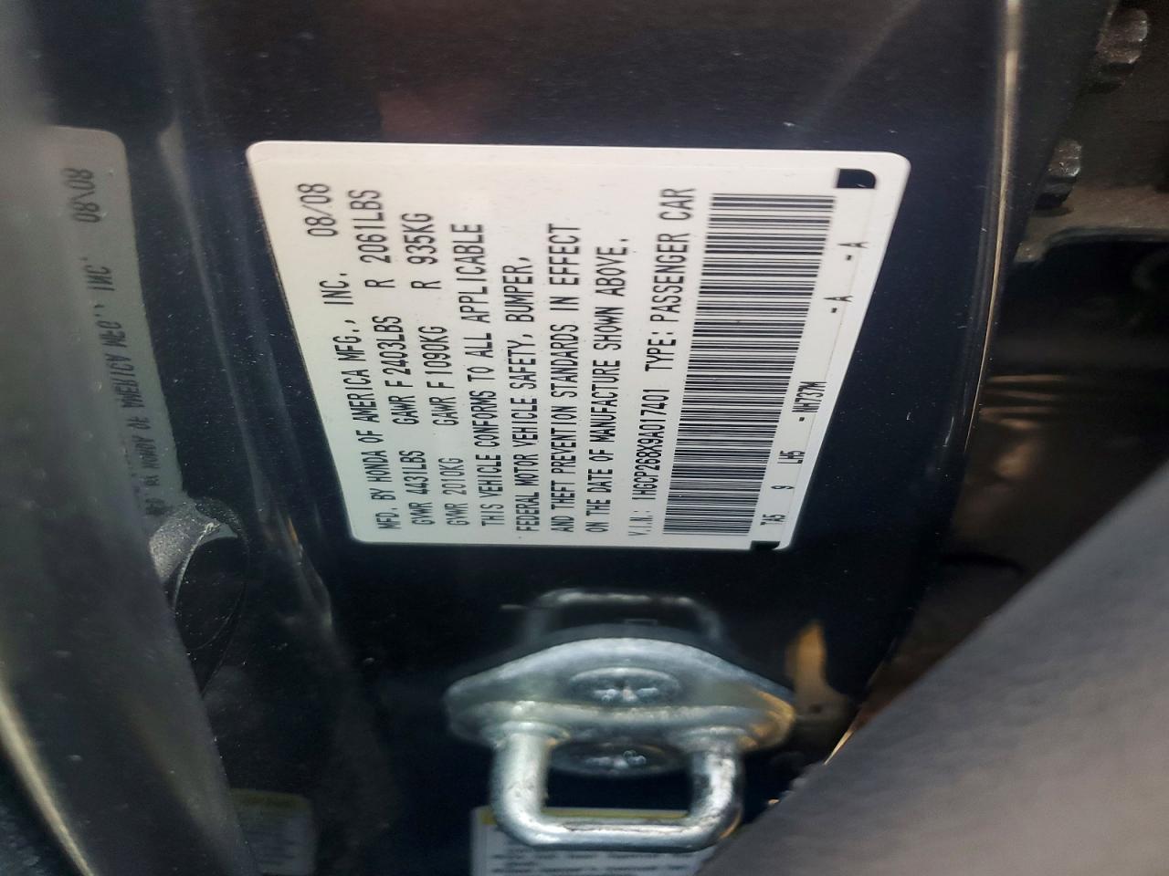 2009 Honda Accord Exl Gray vin: 1HGCP268X9A017401