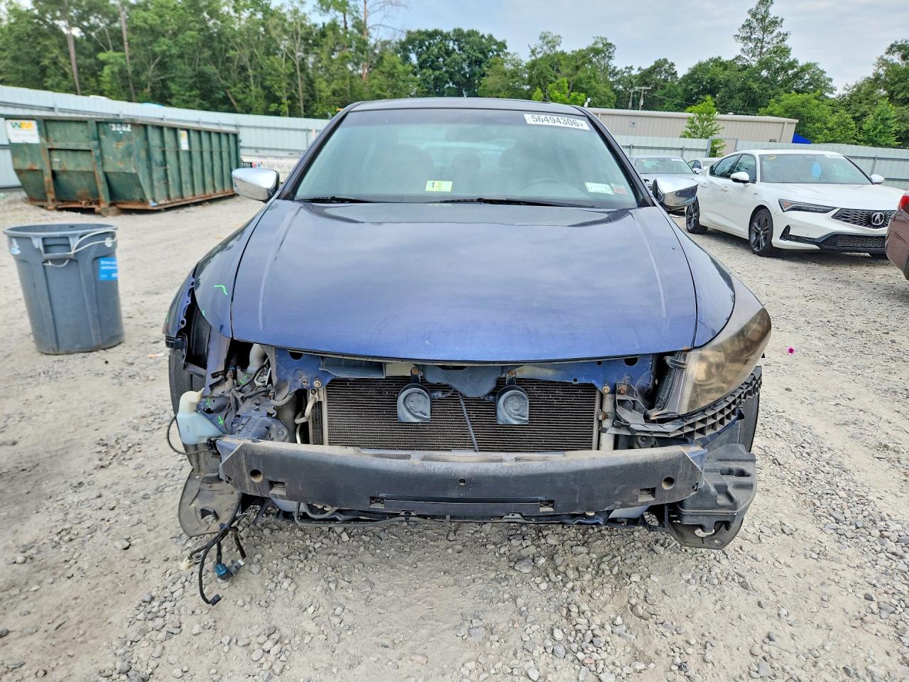 2009 Honda Accord Exl Blue vin: 1HGCP268X9A022792