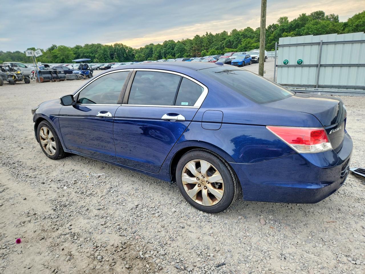 2009 Honda Accord Exl Blue vin: 1HGCP268X9A022792