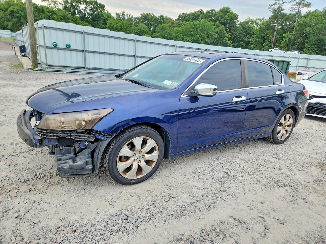 2009 Honda Accord Exl Blue vin: 1HGCP268X9A022792