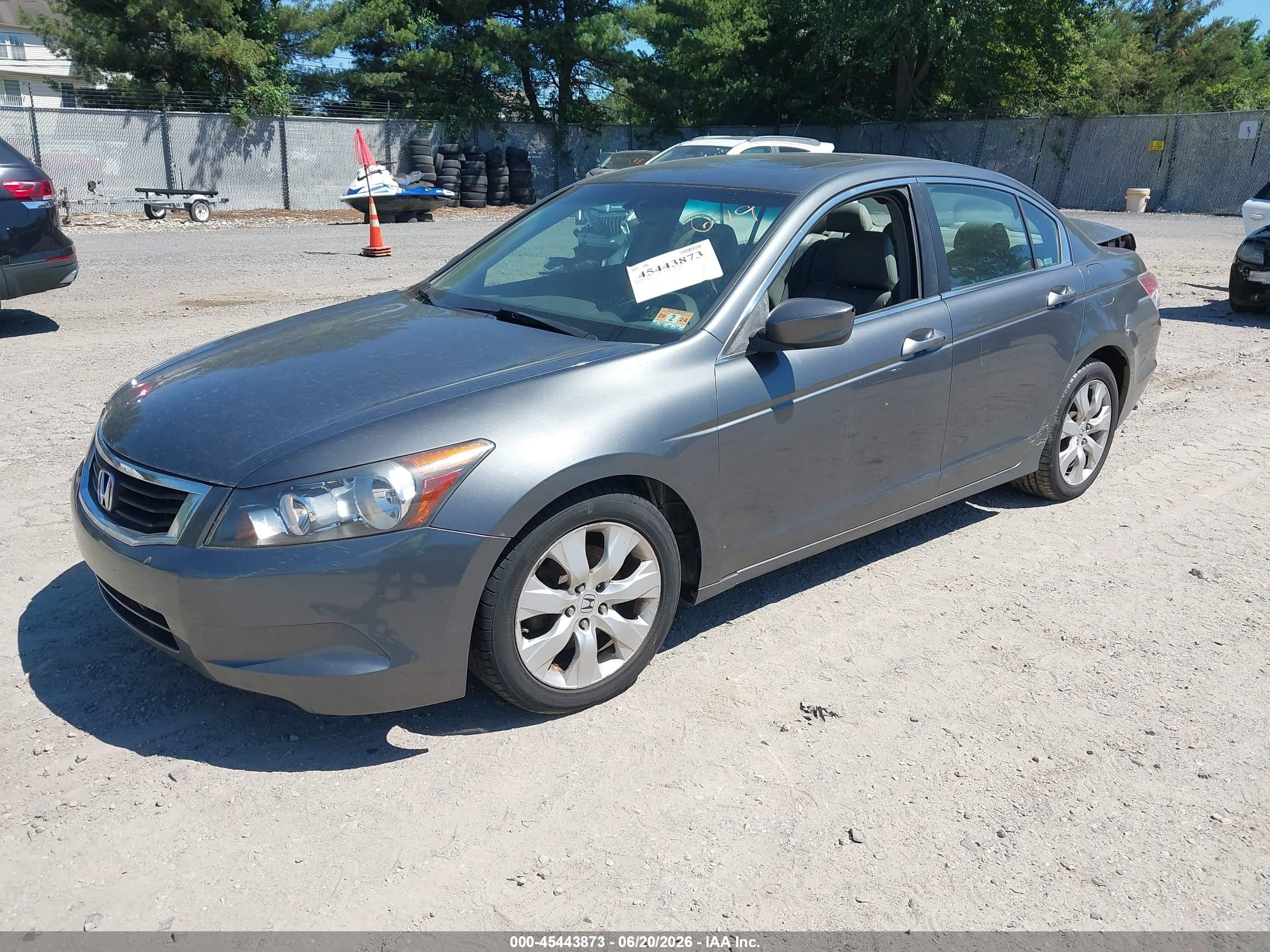 2009 Honda Accord 2.4 Ex-l Серый vin: 1HGCP268X9A031850