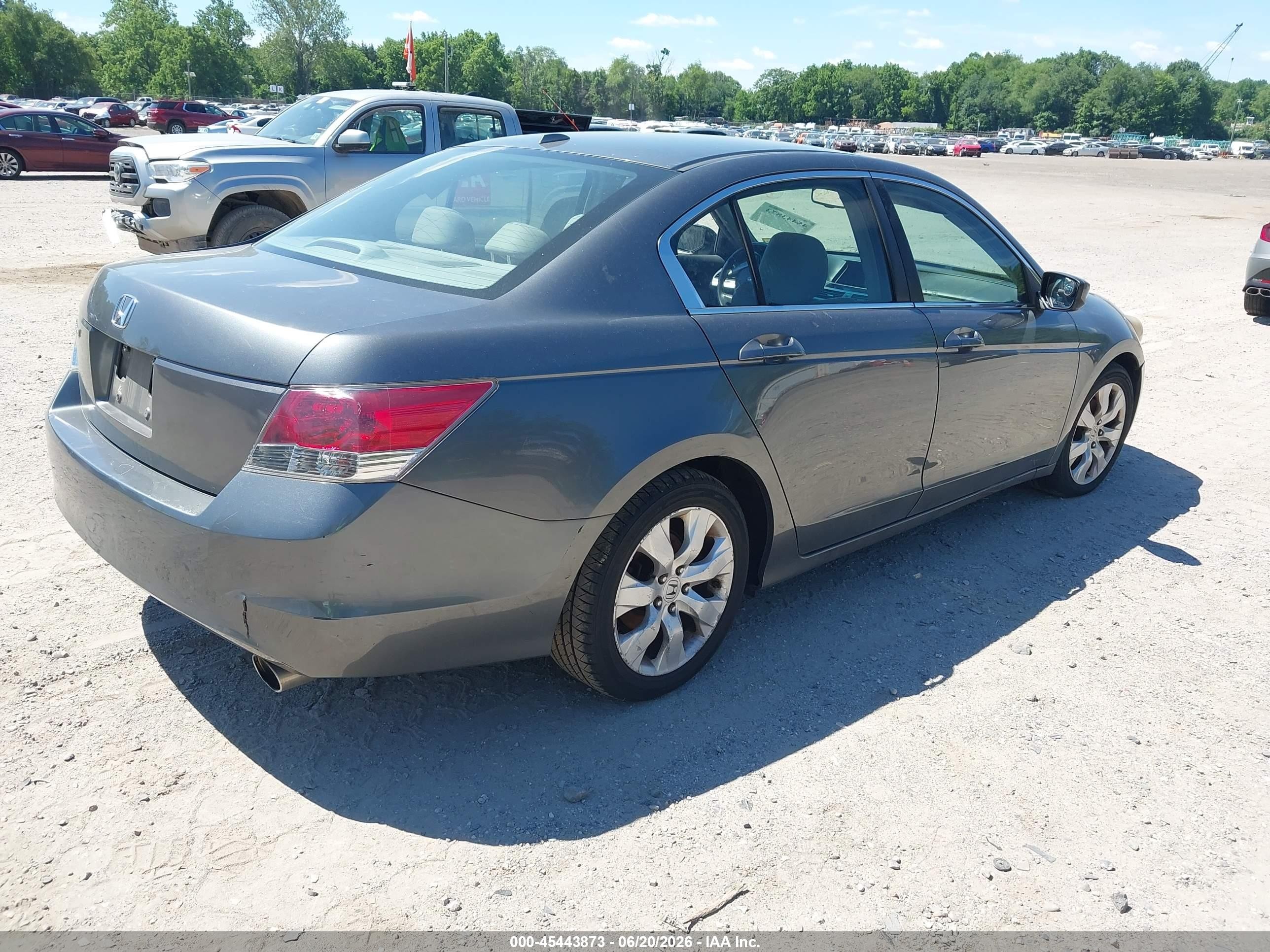 2009 Honda Accord 2.4 Ex-l Серый vin: 1HGCP268X9A031850