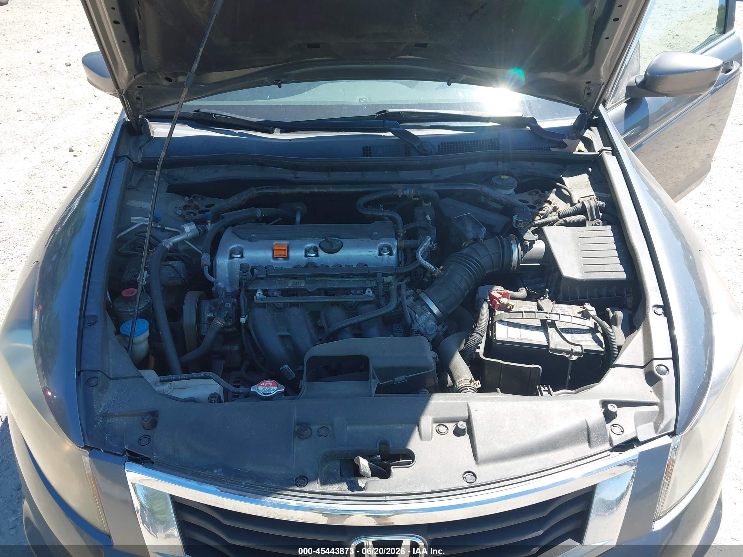 2009 Honda Accord 2.4 Ex-l Серый vin: 1HGCP268X9A031850