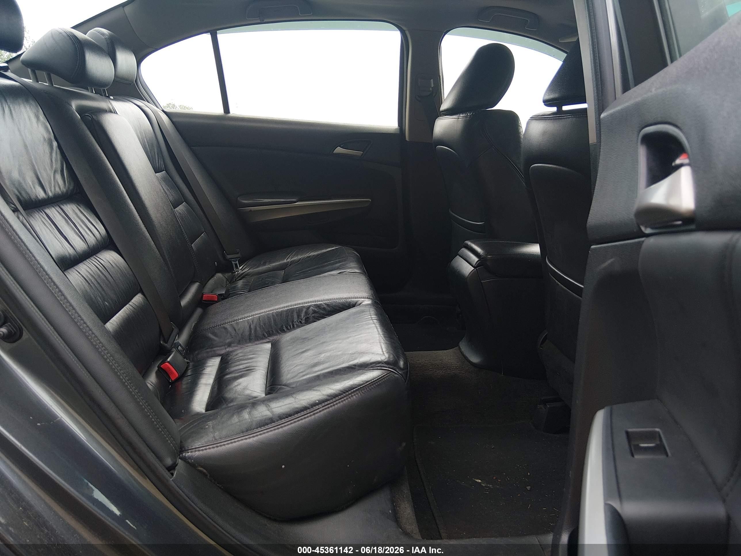 2009 Honda Accord 2.4 Ex-l Gray vin: 1HGCP268X9A040838