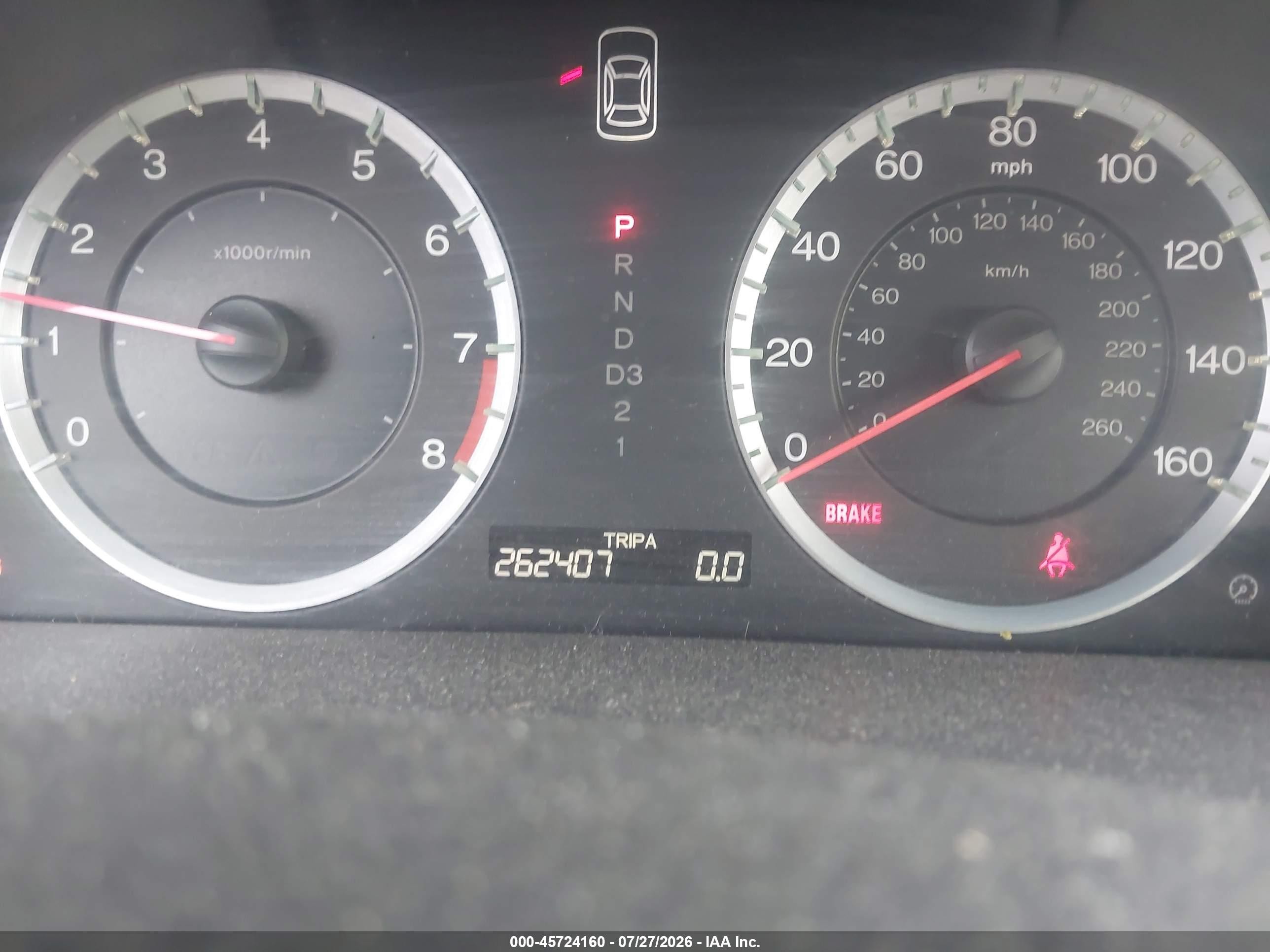 2009 Honda Accord 2.4 Ex-l Beige vin: 1HGCP268X9A121483
