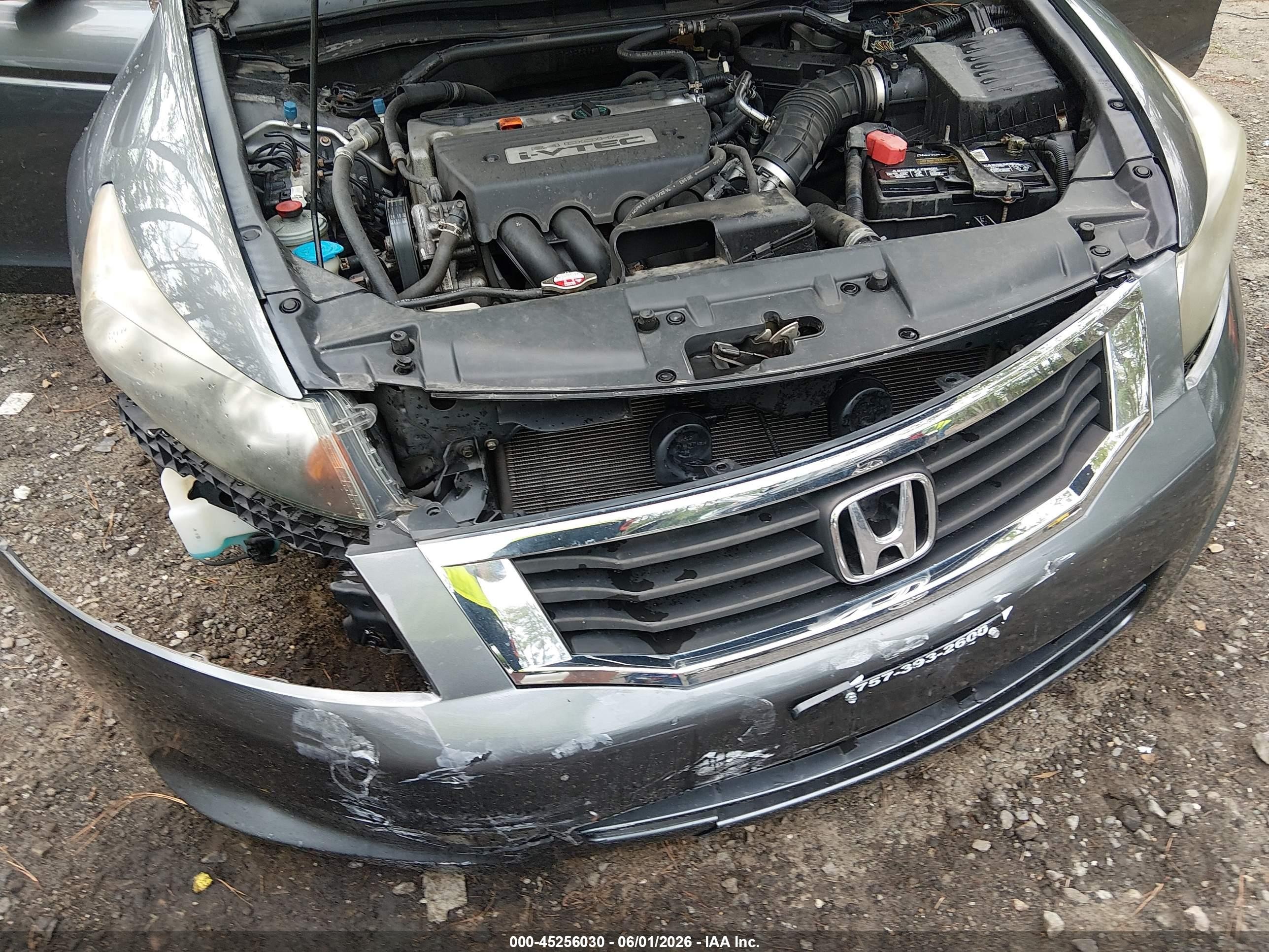 2009 Honda Accord 2.4 Ex-l Silver vin: 1HGCP268X9A135030