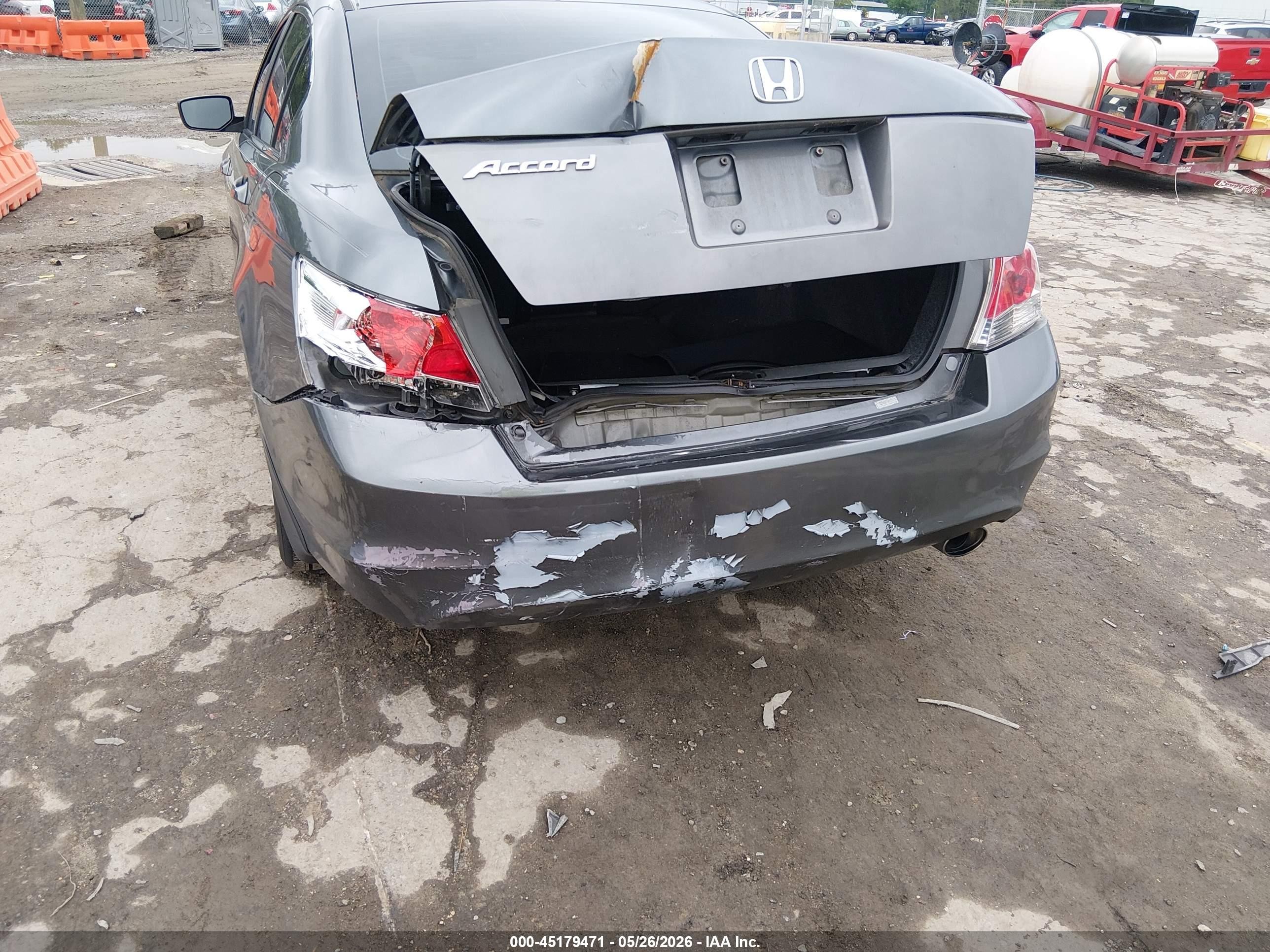2009 Honda Accord 2.4 Ex-l Gray vin: 1HGCP268X9A152779