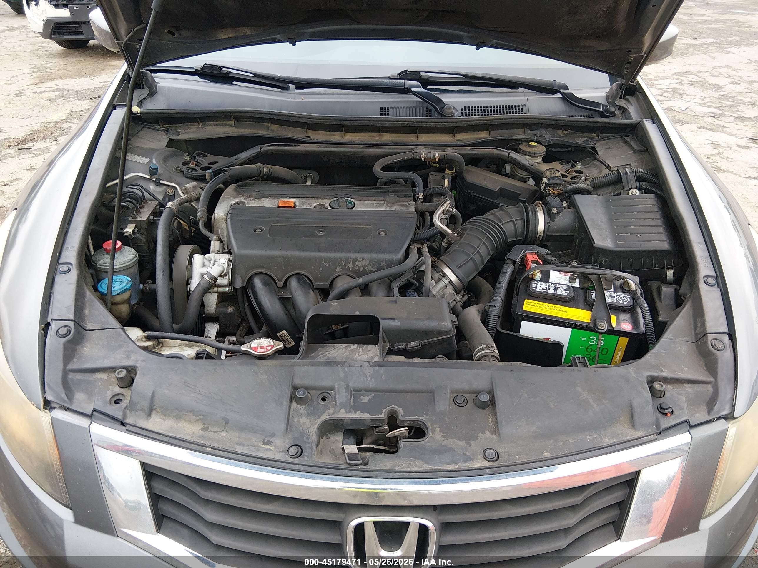 2009 Honda Accord 2.4 Ex-l Gray vin: 1HGCP268X9A152779