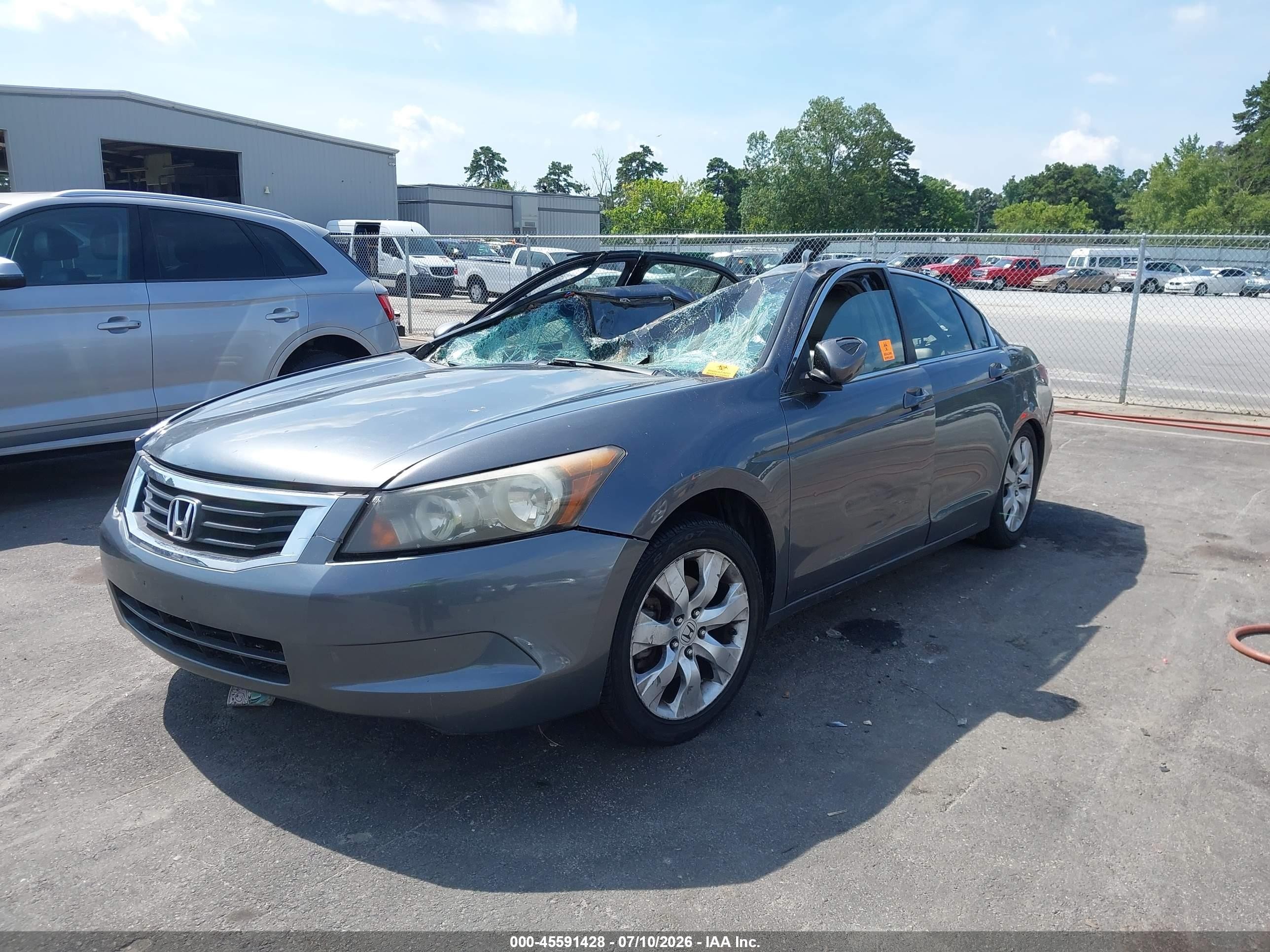 2009 Honda Accord 2.4 Ex-l Gray vin: 1HGCP268X9A194644