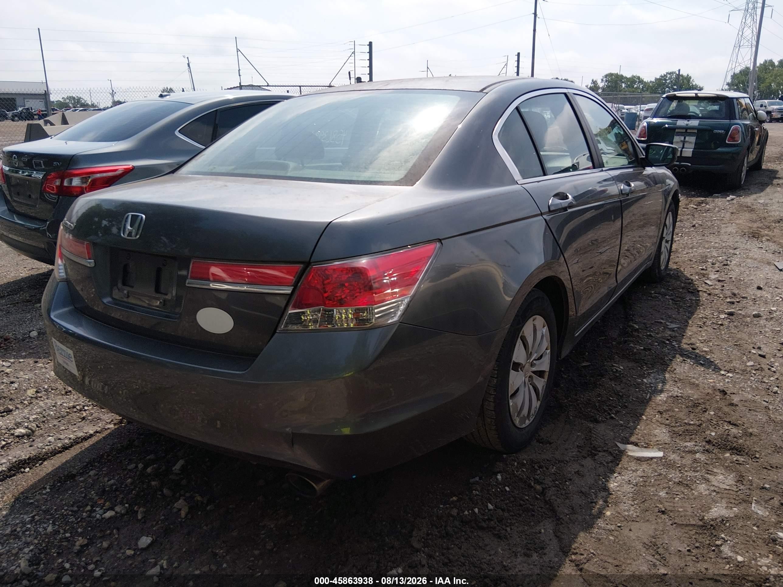 2011 Honda Accord 2.4 Lx Gray vin: 1HGCP2E30BA085248