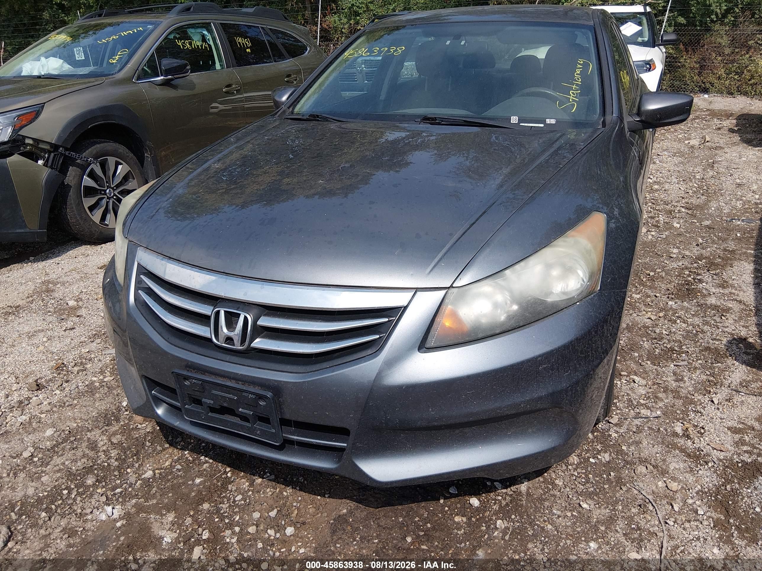 2011 Honda Accord 2.4 Lx Gray vin: 1HGCP2E30BA085248