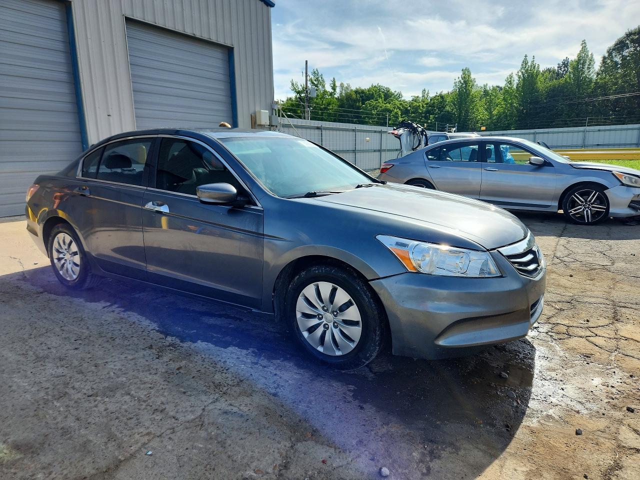 2012 Honda Accord Lx Gray vin: 1HGCP2E31CA097734
