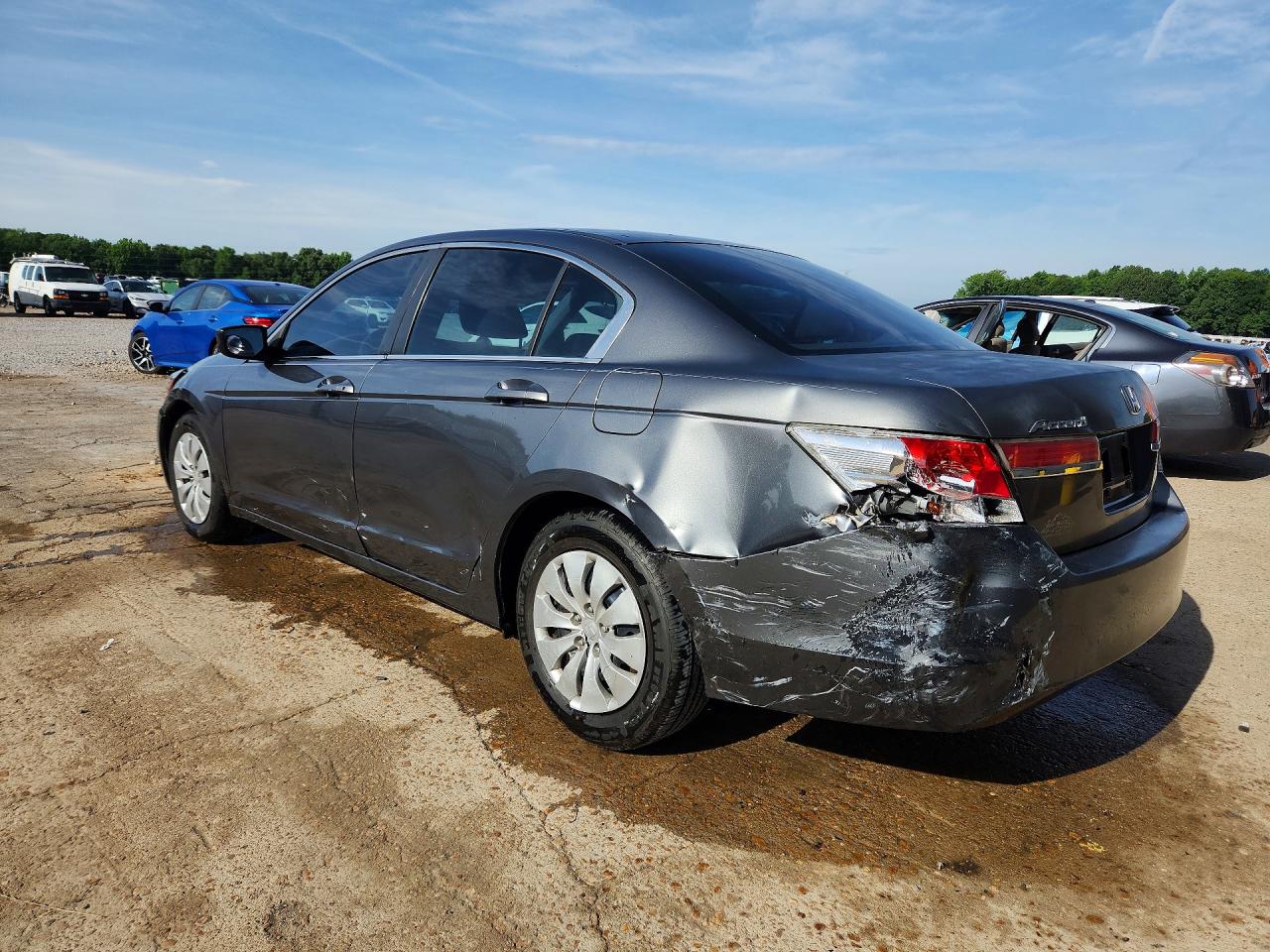 2012 Honda Accord Lx Gray vin: 1HGCP2E31CA097734