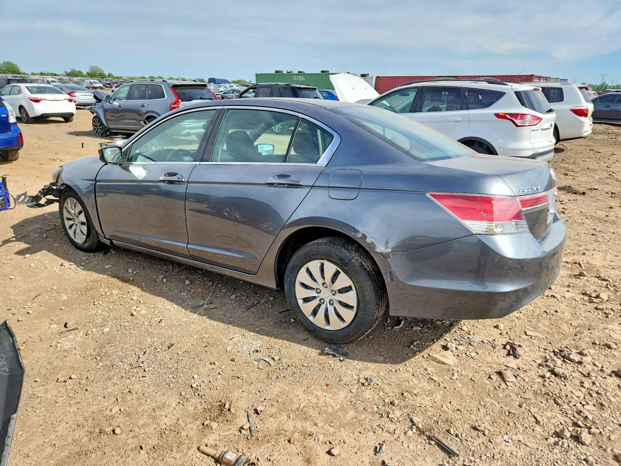 2011 Honda Accord Lx Gray vin: 1HGCP2E34BA009256