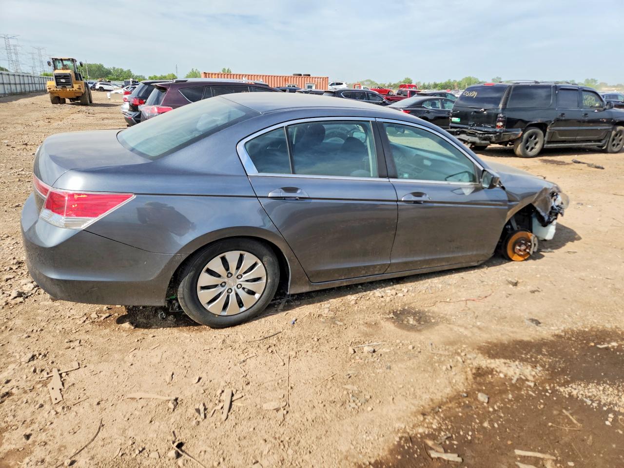 2011 Honda Accord Lx Gray vin: 1HGCP2E34BA009256