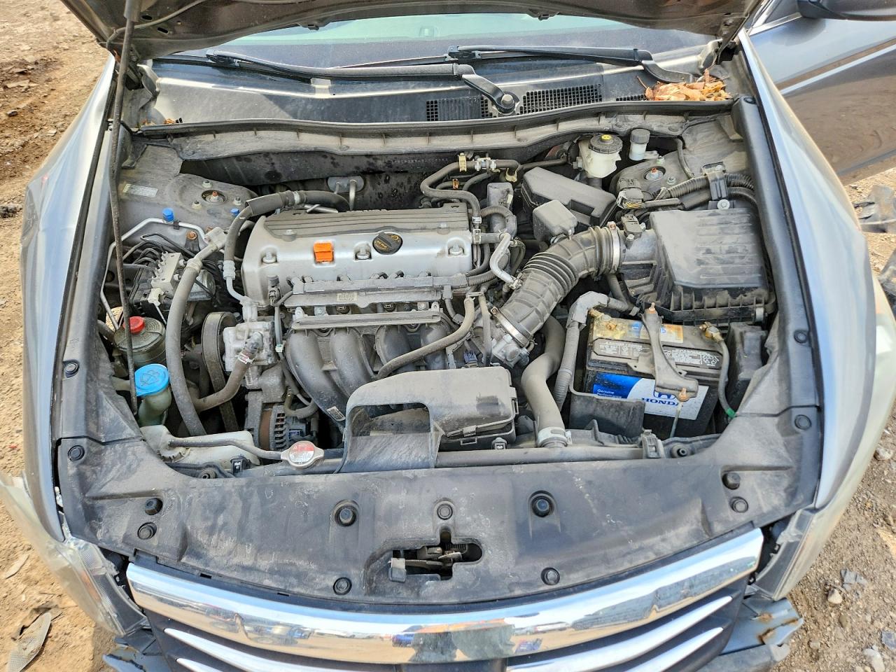 2011 Honda Accord Lx Gray vin: 1HGCP2E34BA009256