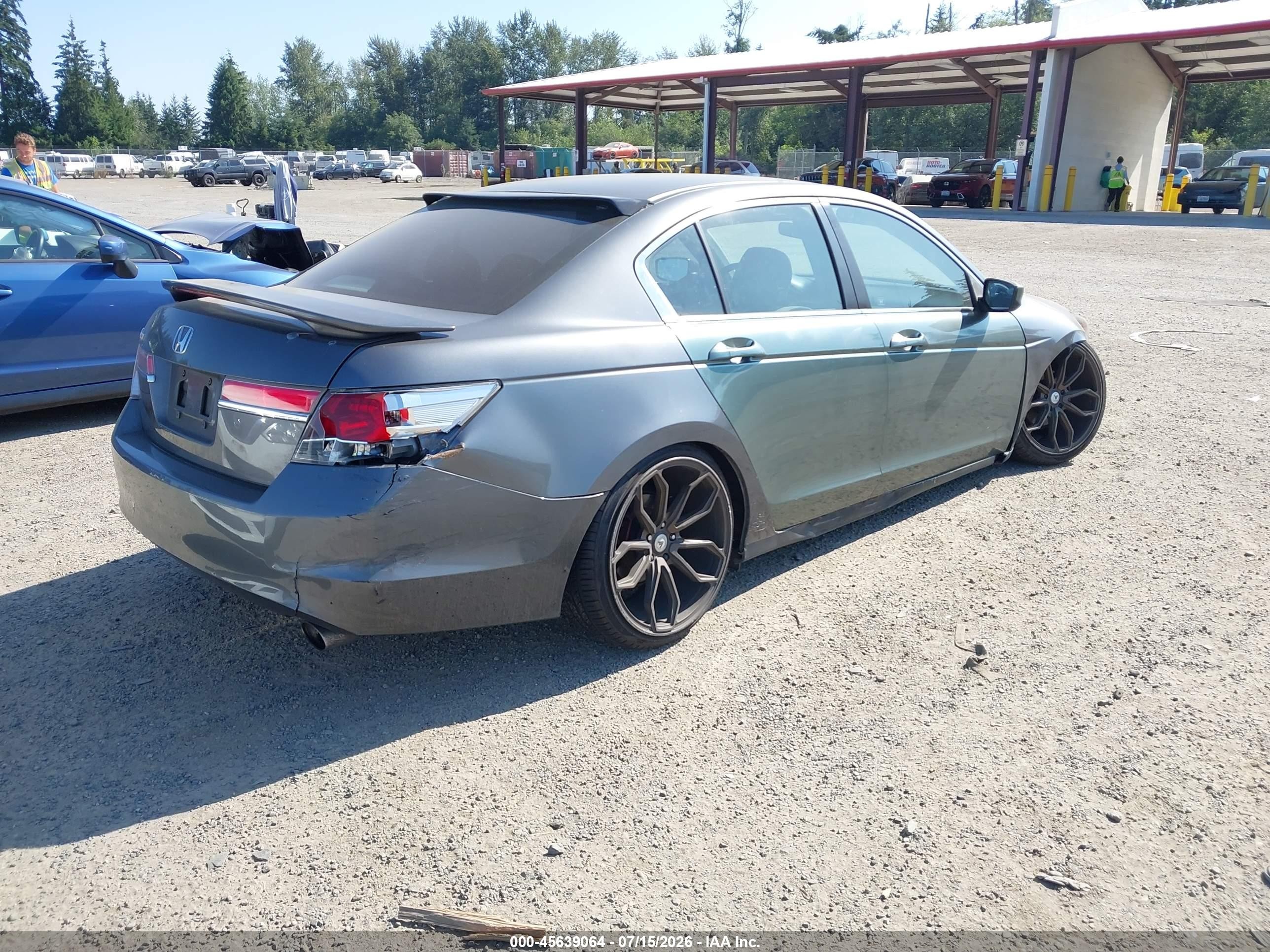 2011 Honda Accord 2.4 Lx Серый vin: 1HGCP2E35BA147002