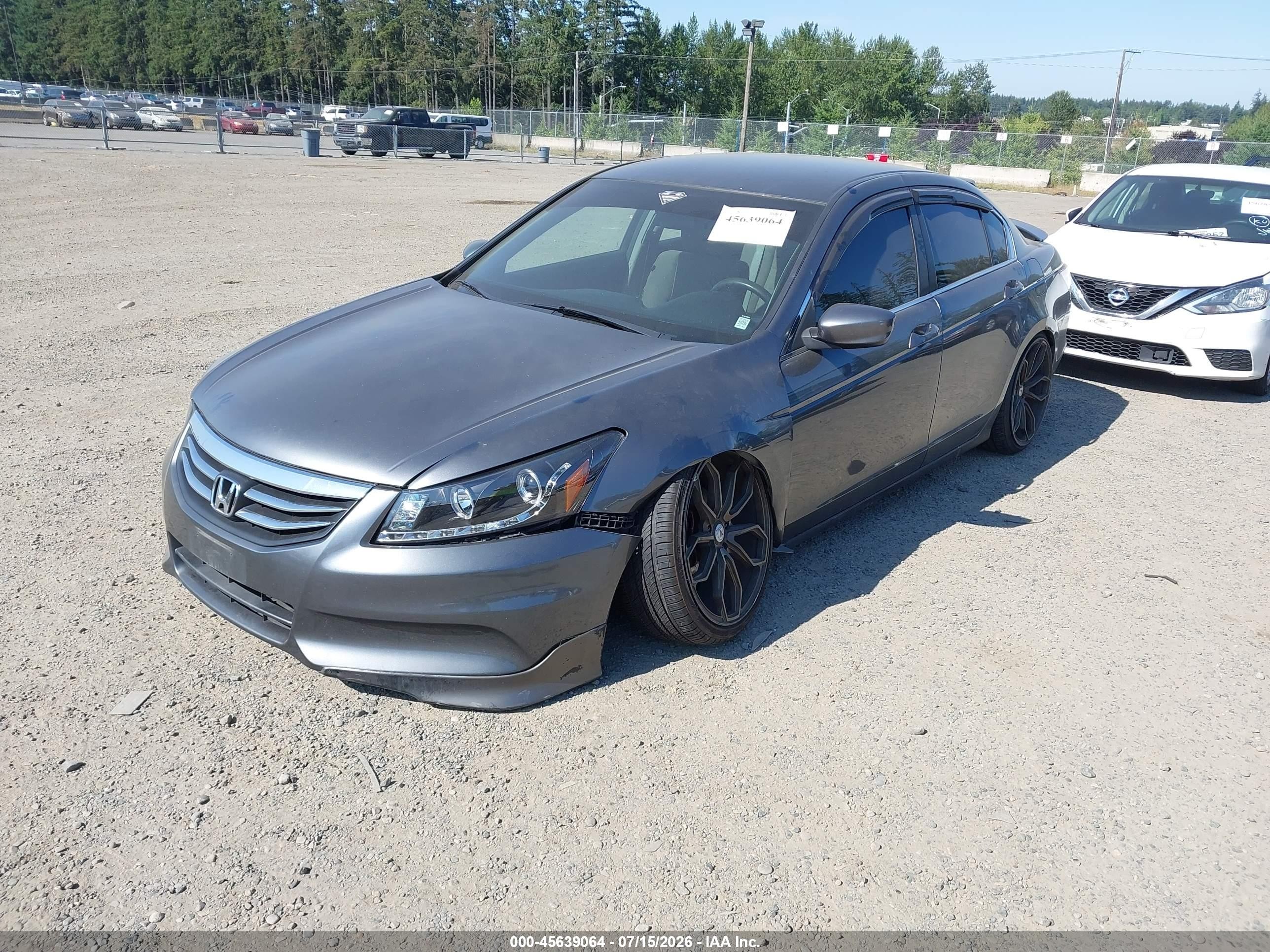 2011 Honda Accord 2.4 Lx Серый vin: 1HGCP2E35BA147002
