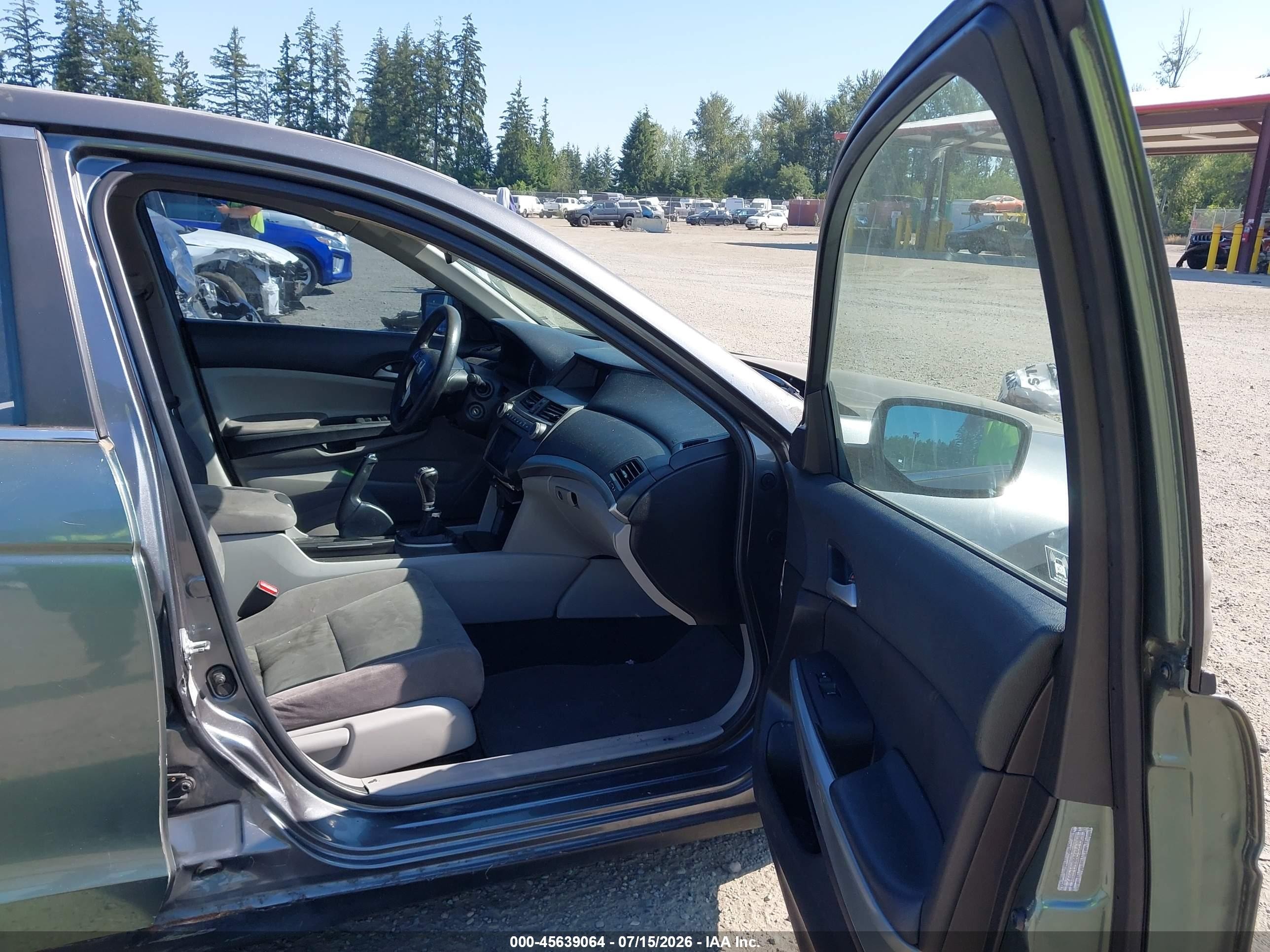 2011 Honda Accord 2.4 Lx Серый vin: 1HGCP2E35BA147002
