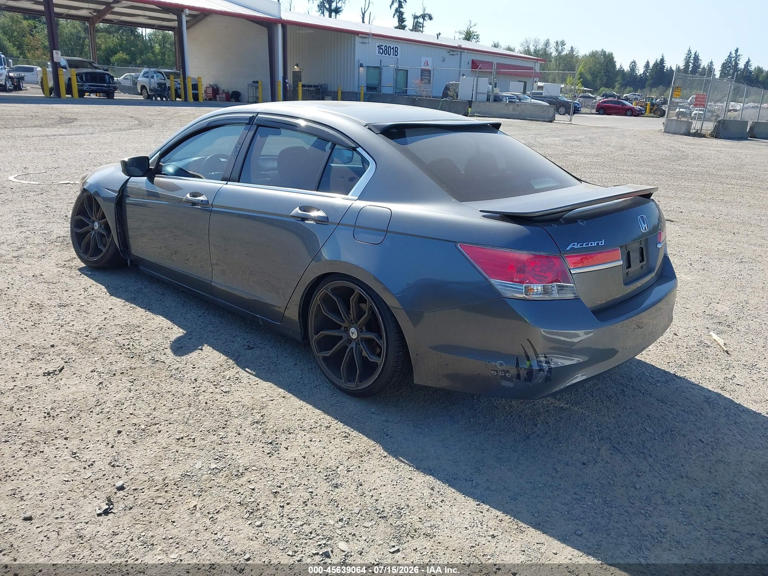 2011 Honda Accord 2.4 Lx Серый vin: 1HGCP2E35BA147002
