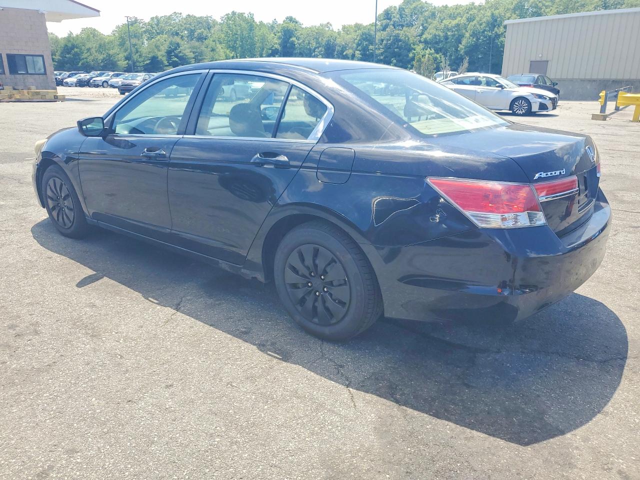 2011 Honda Accord Lx Black vin: 1HGCP2E36BA093743