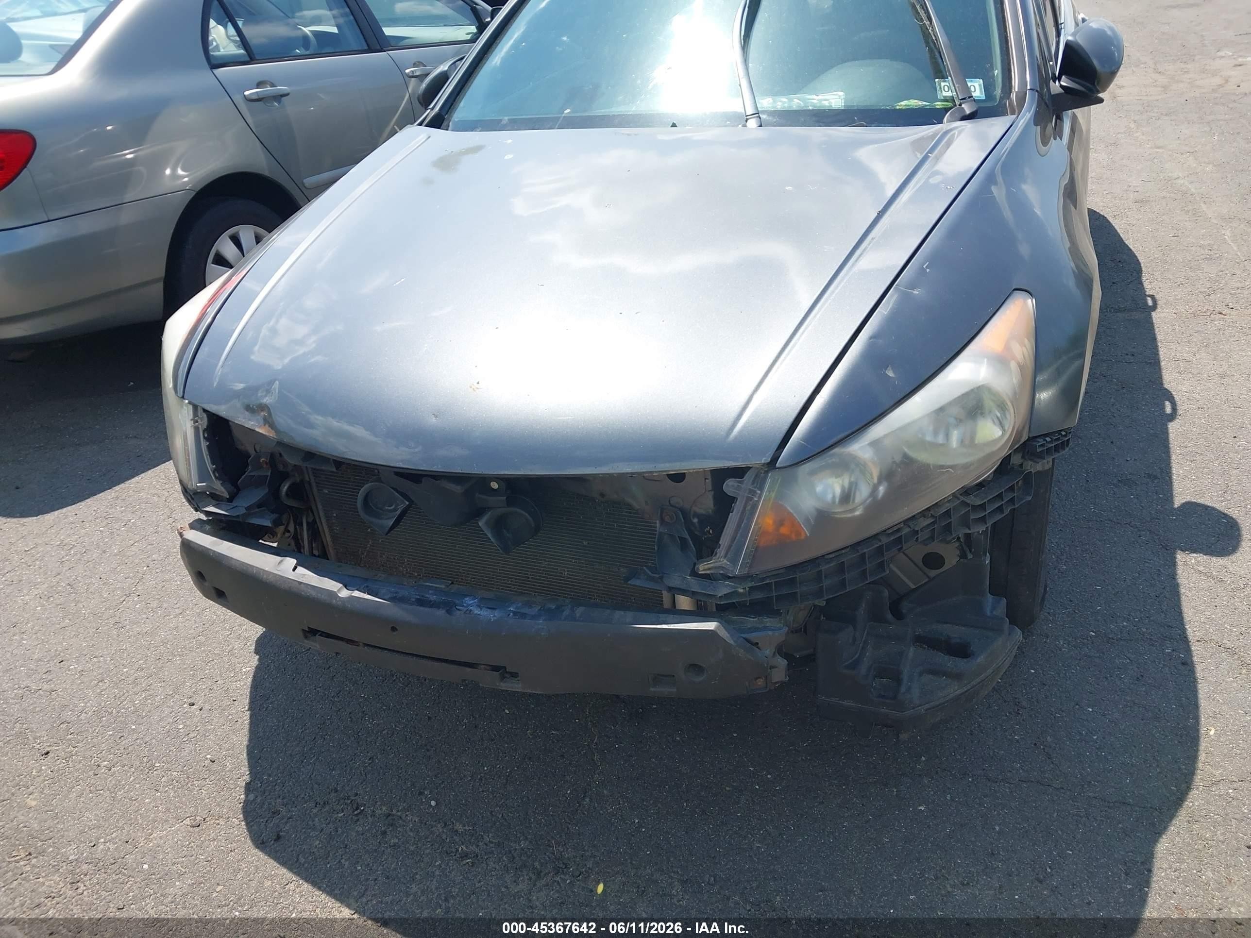 2010 Honda Accord 2.4 Lx Gray vin: 1HGCP2E37AA100200