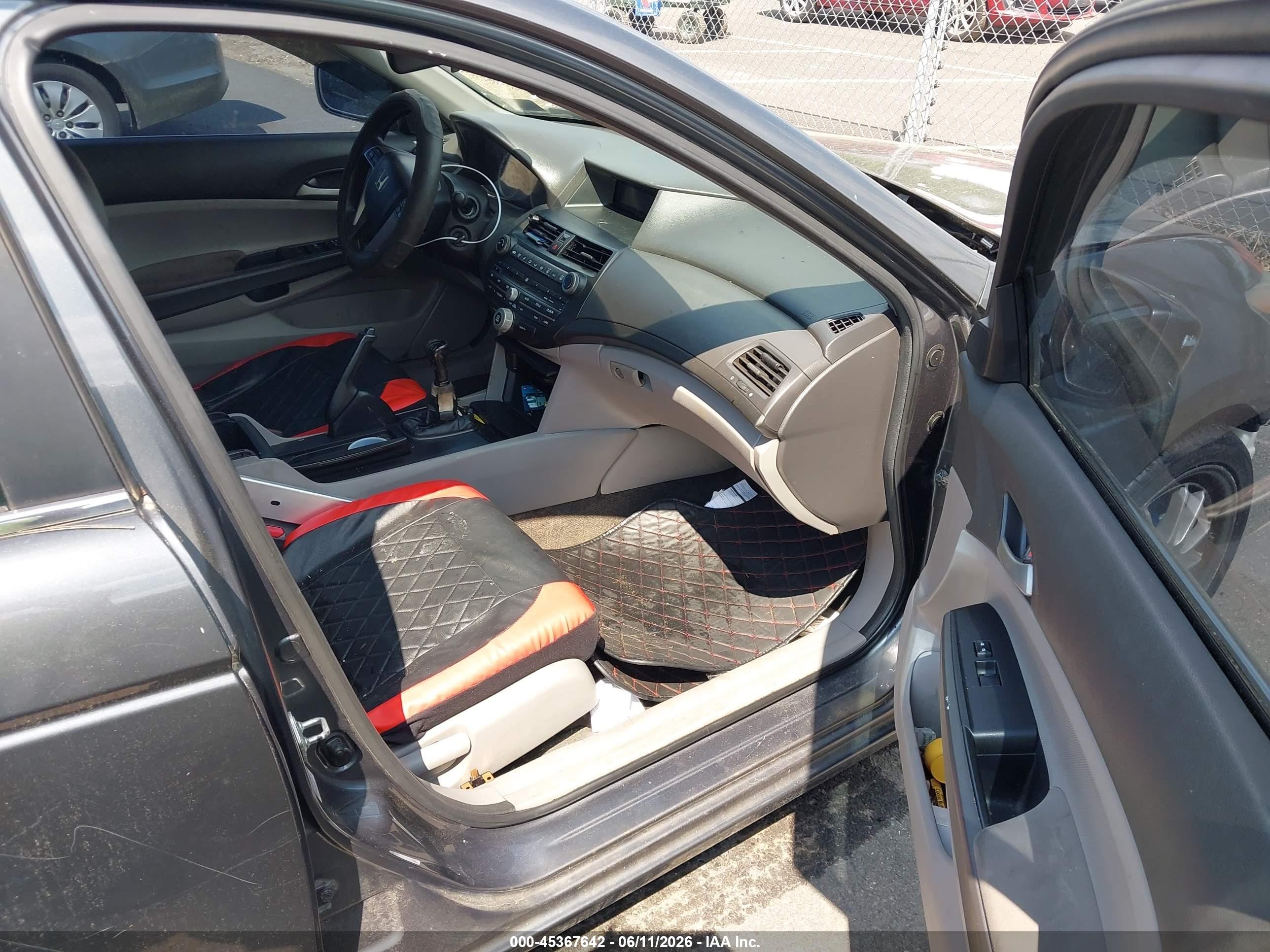2010 Honda Accord 2.4 Lx Gray vin: 1HGCP2E37AA100200