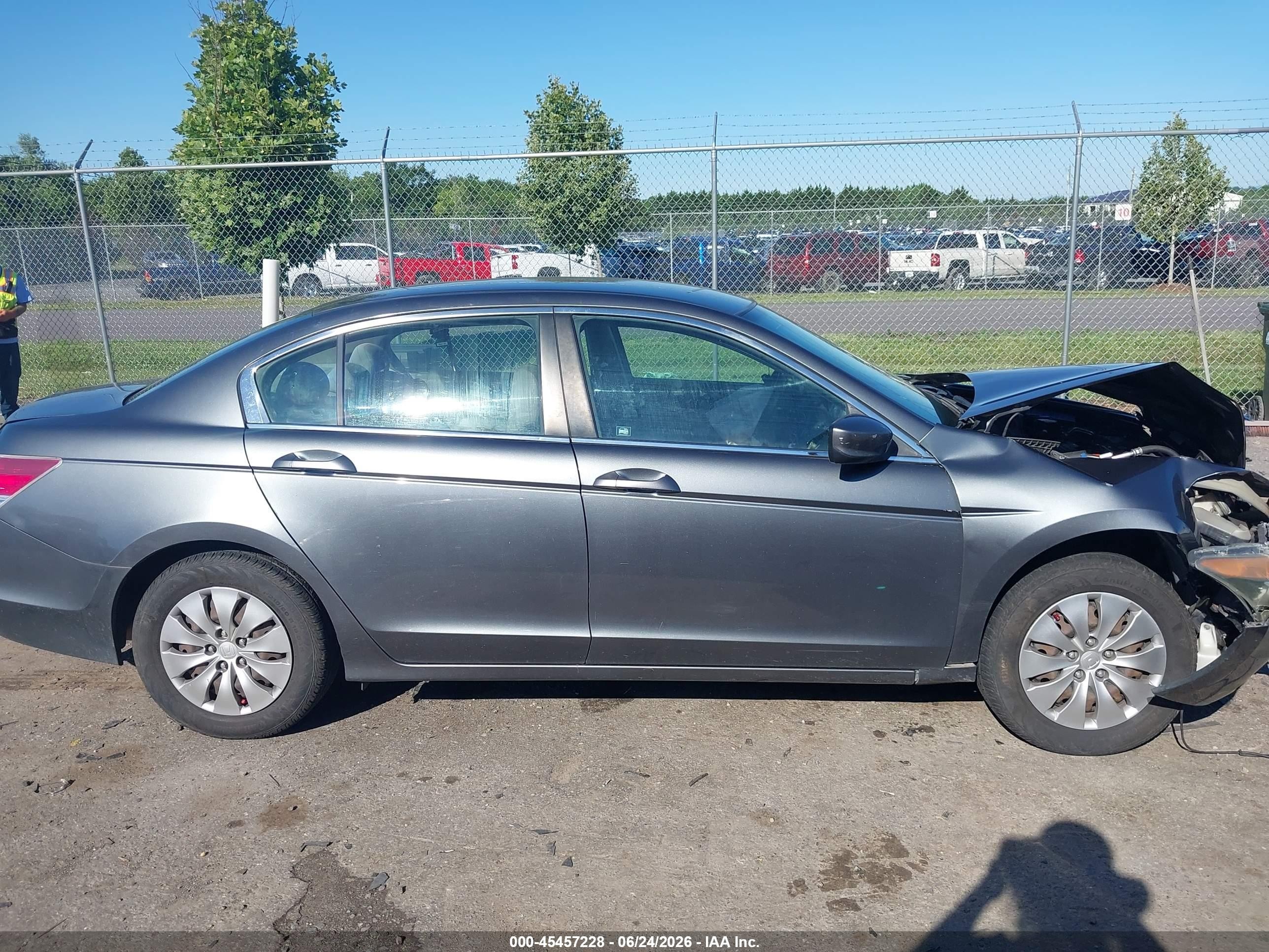 2011 Honda Accord 2.4 Lx Gray vin: 1HGCP2E38BA066267