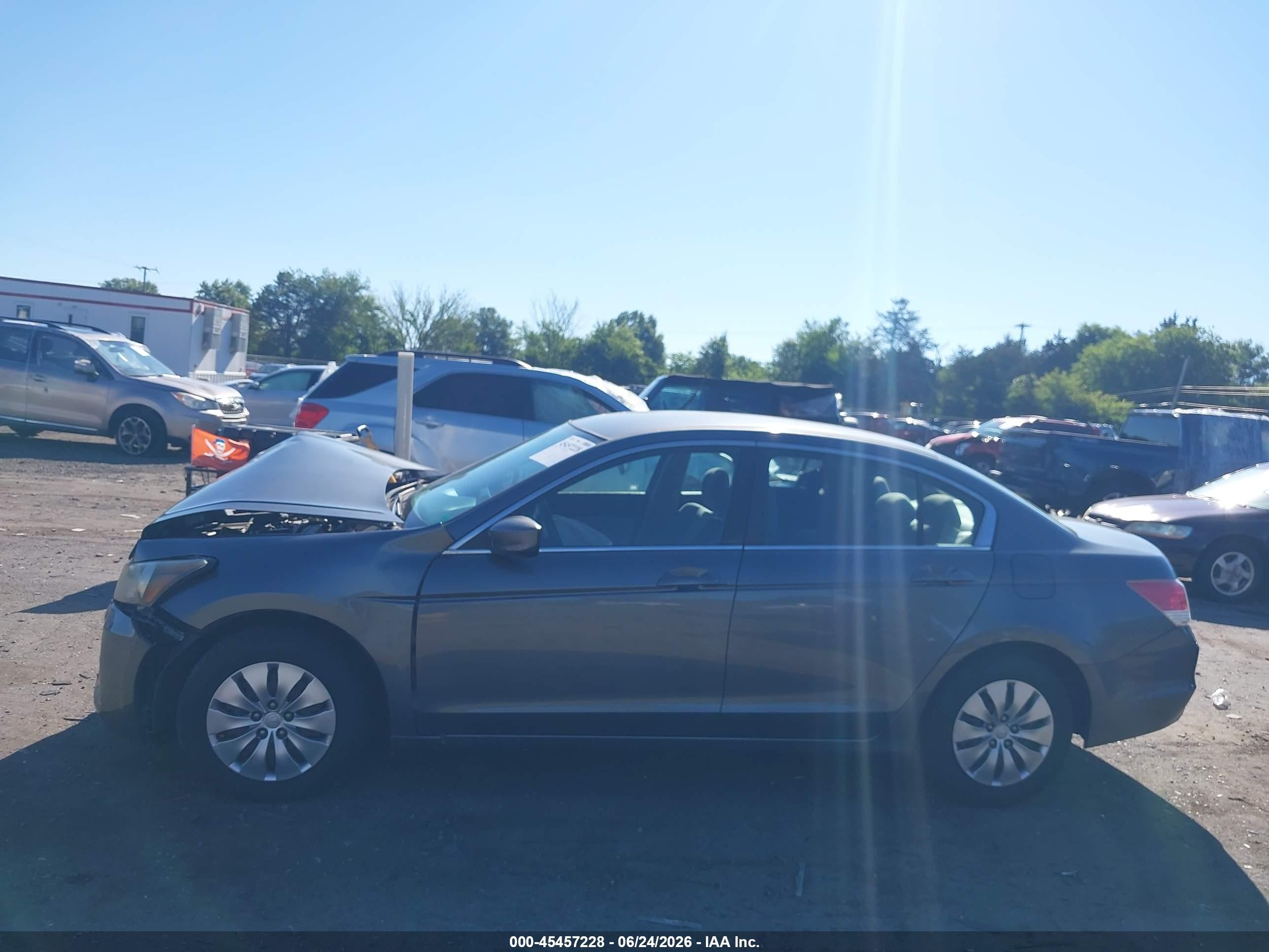 2011 Honda Accord 2.4 Lx Gray vin: 1HGCP2E38BA066267