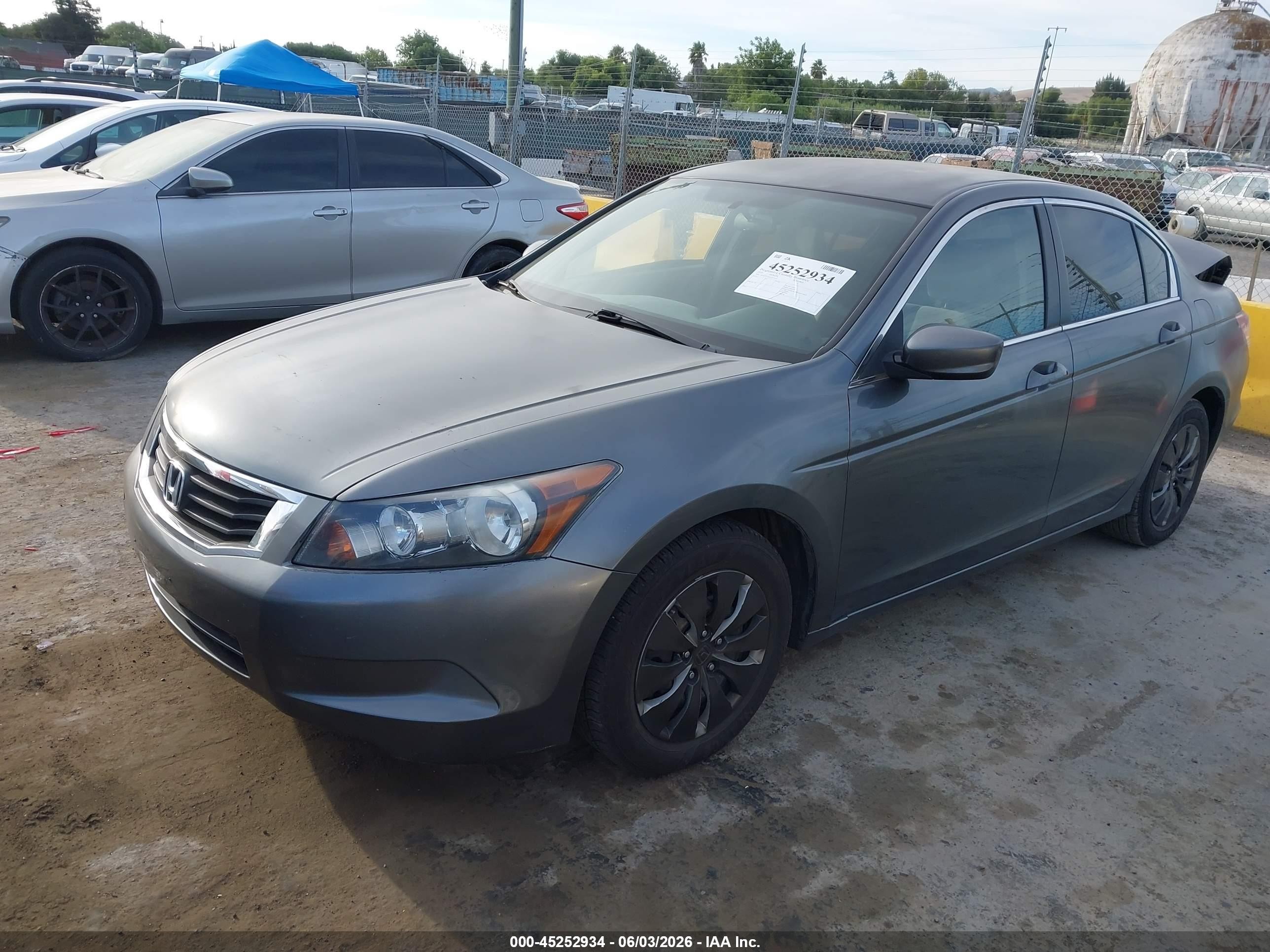 2010 Honda Accord 2.4 Lx Gray vin: 1HGCP2E39AA035513