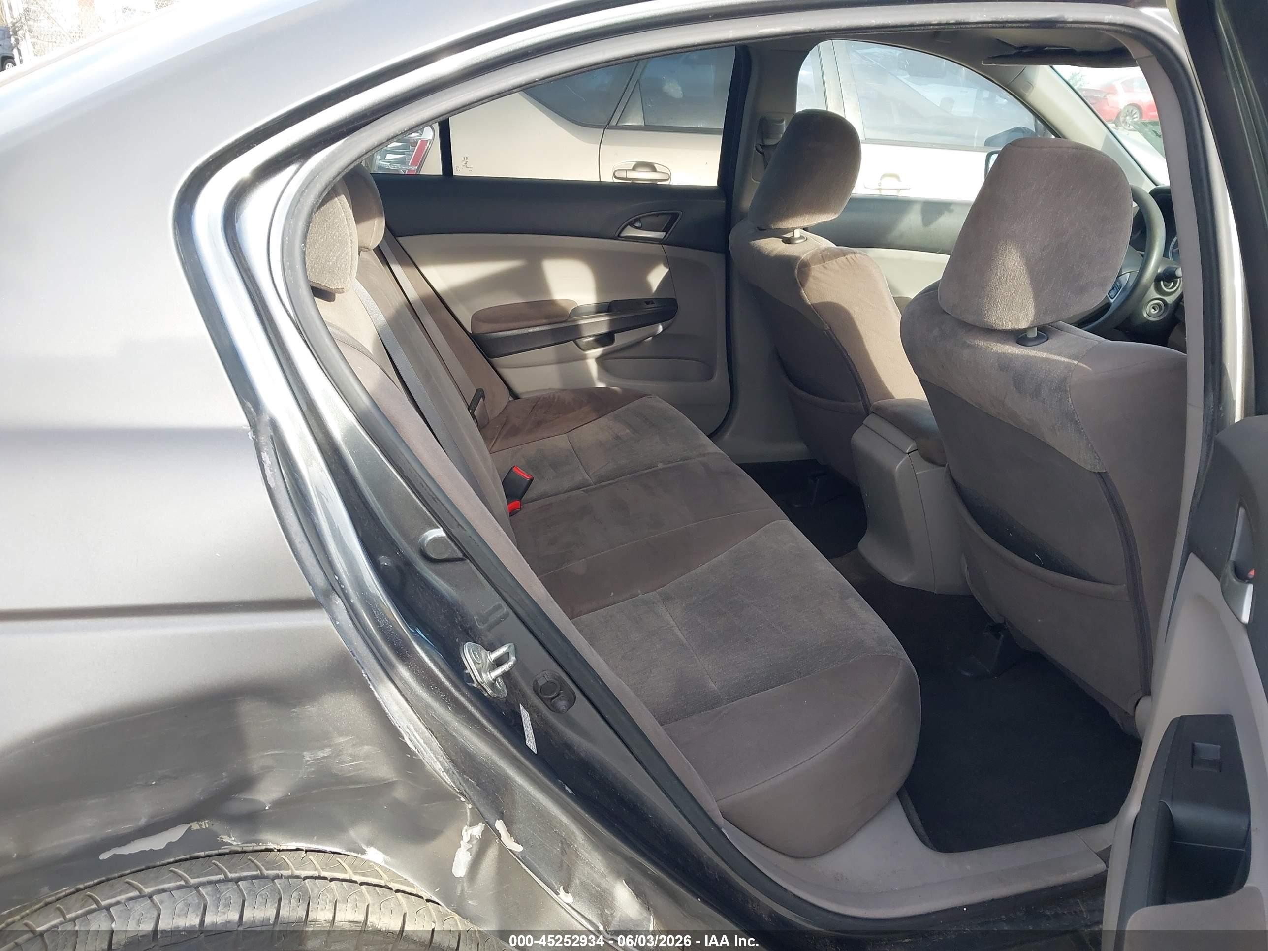 2010 Honda Accord 2.4 Lx Gray vin: 1HGCP2E39AA035513