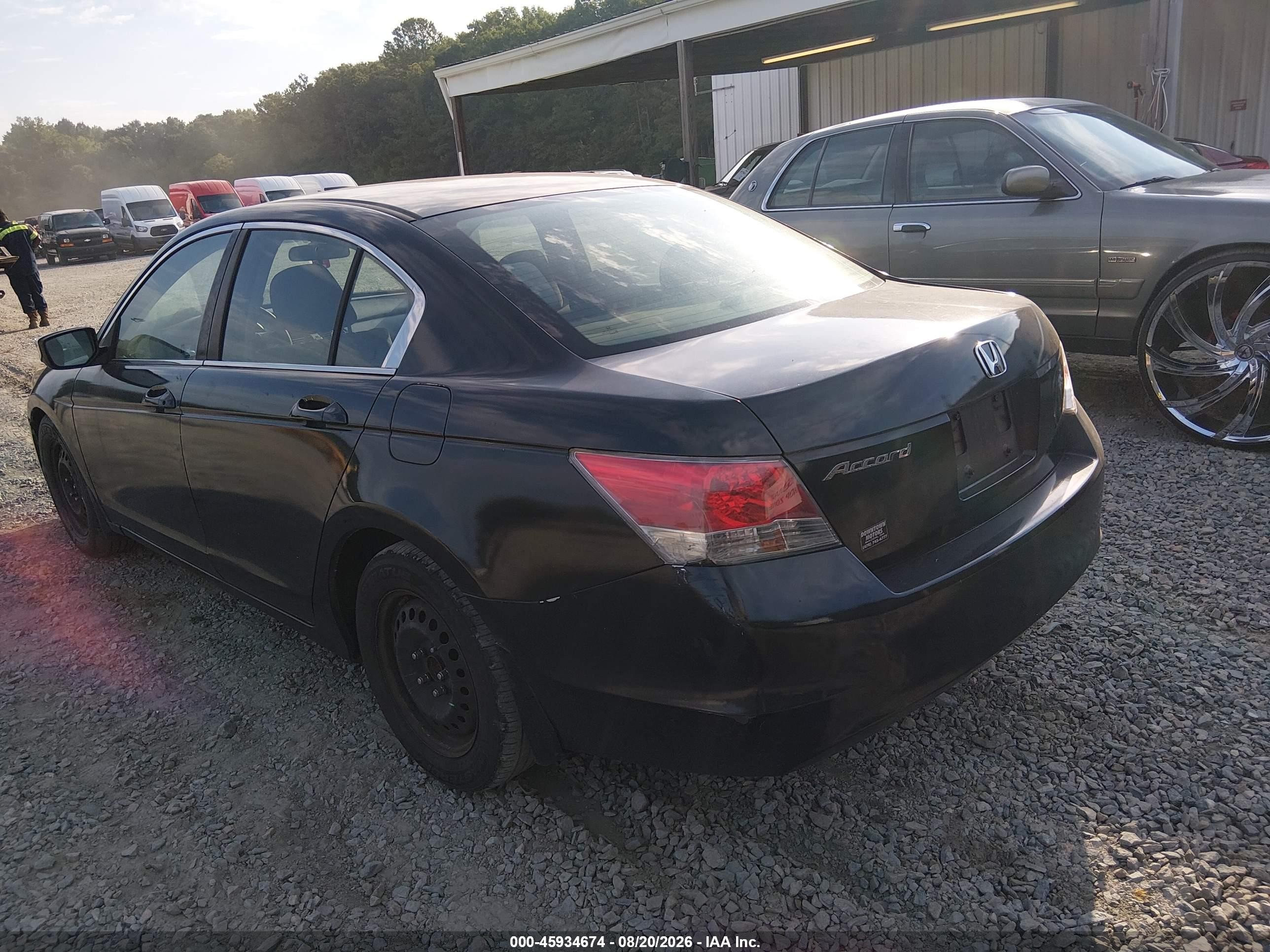 2010 Honda Accord 2.4 Lx Black vin: 1HGCP2E39AA124708