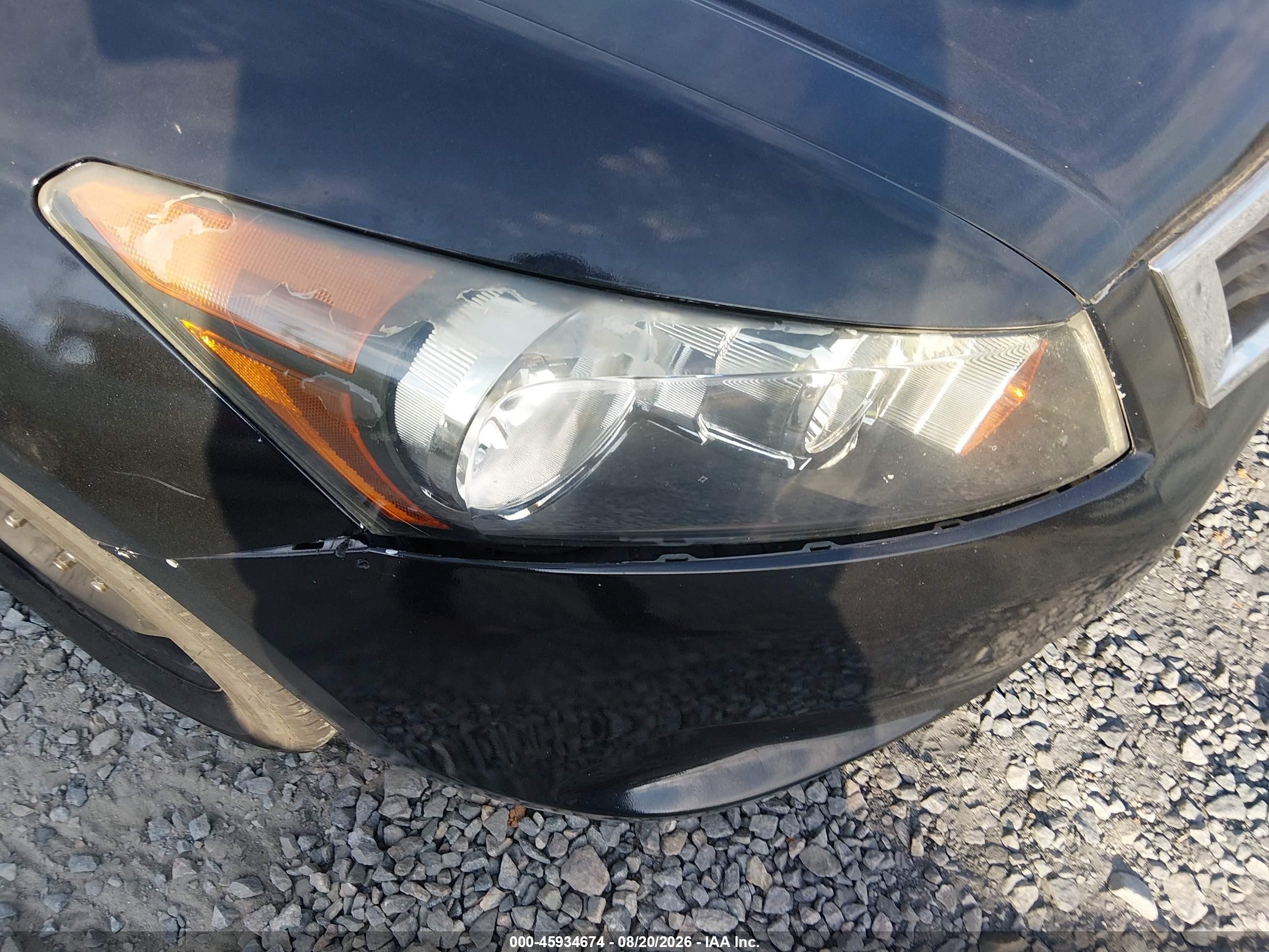 2010 Honda Accord 2.4 Lx Black vin: 1HGCP2E39AA124708