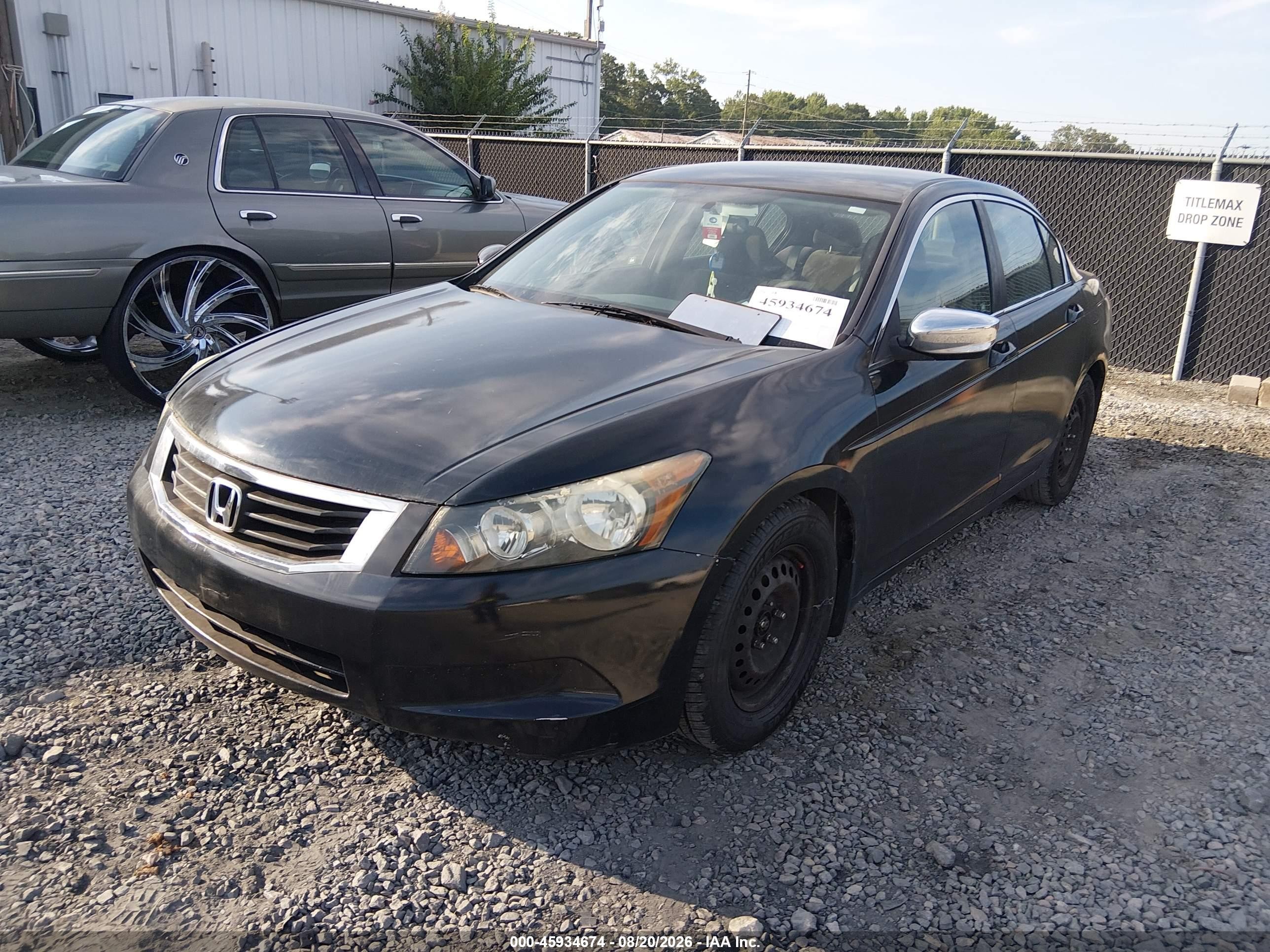 2010 Honda Accord 2.4 Lx Black vin: 1HGCP2E39AA124708