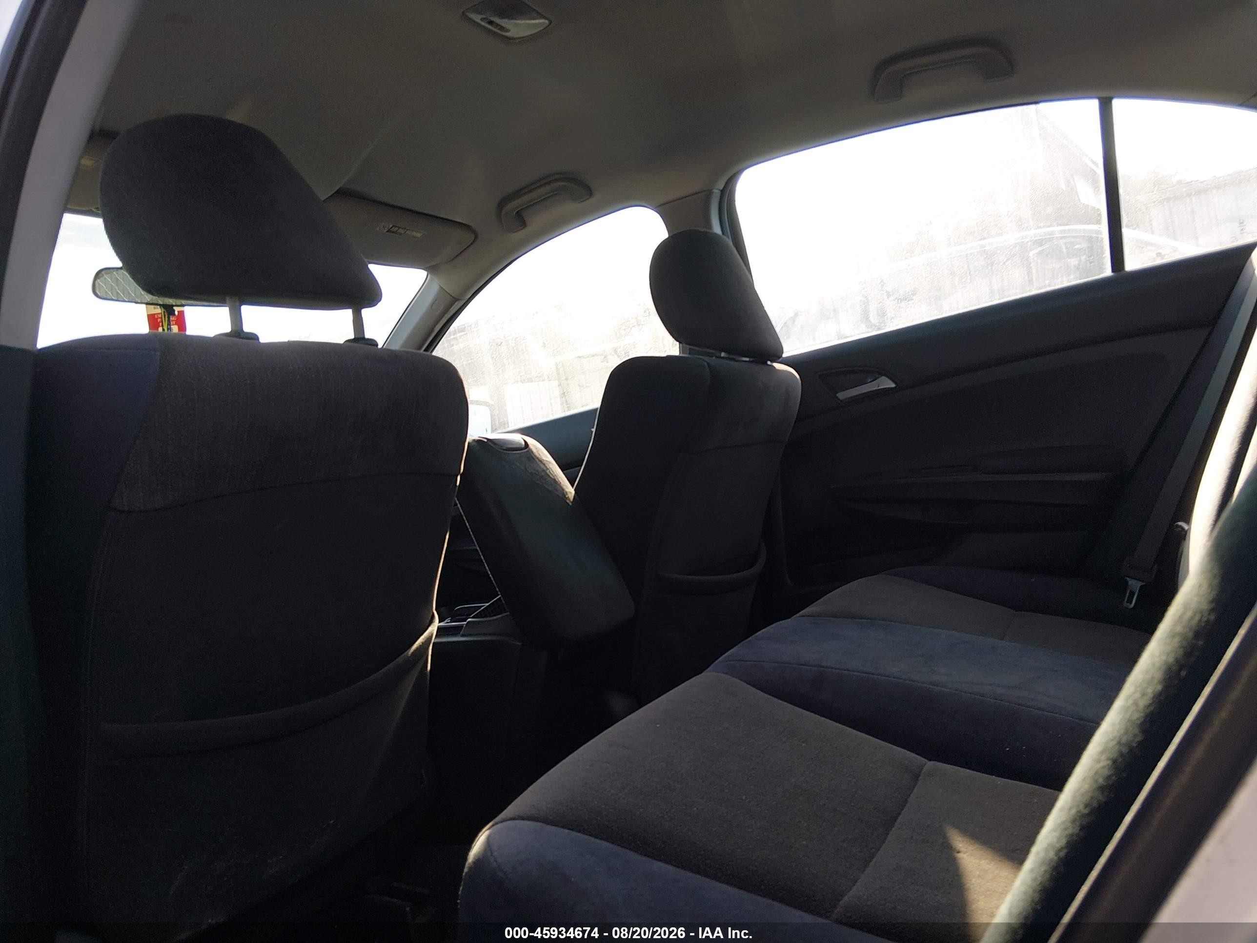 2010 Honda Accord 2.4 Lx Black vin: 1HGCP2E39AA124708