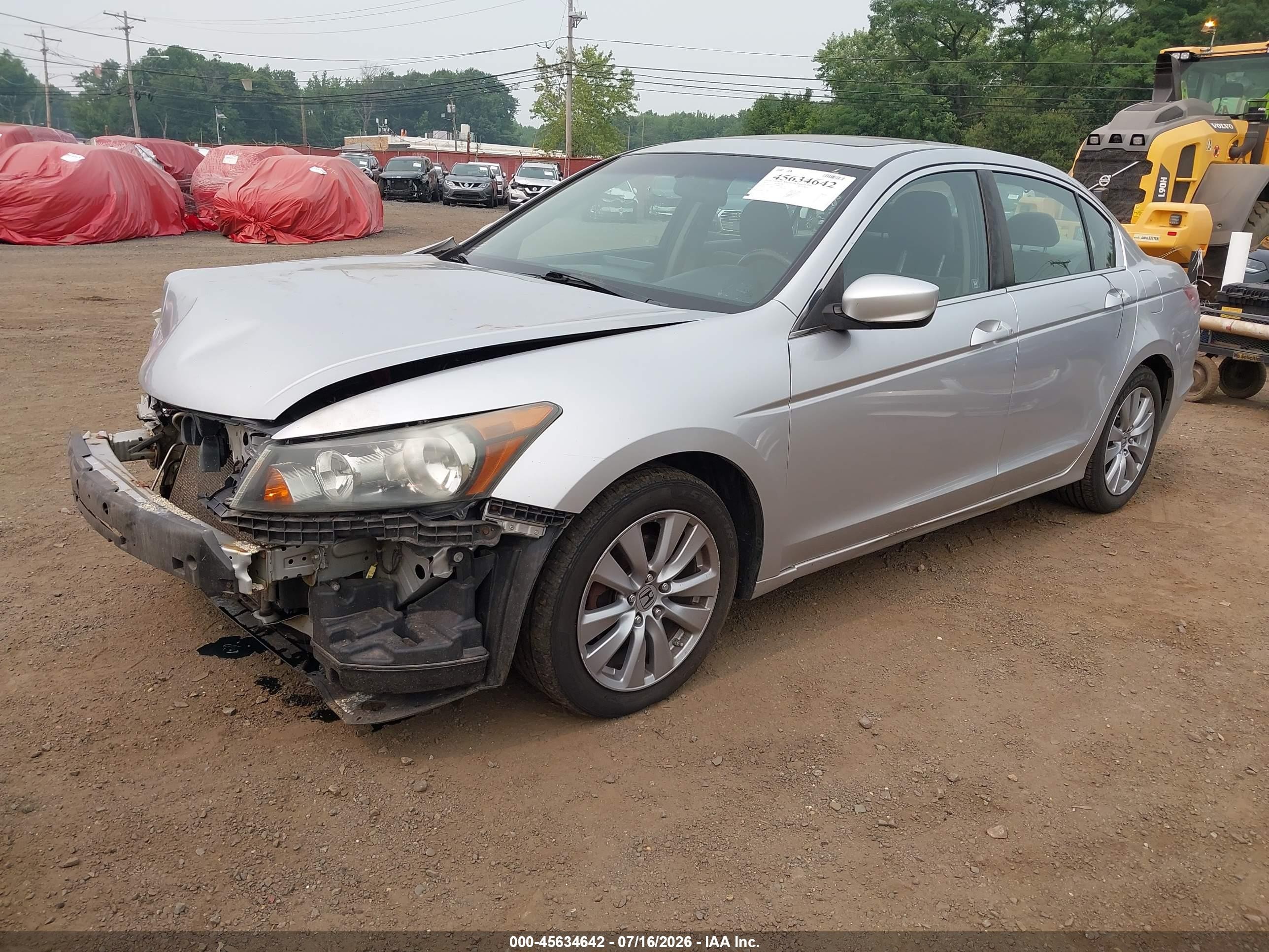 2011 Honda Accord 2.4 Ex Серебряный vin: 1HGCP2E71BA081728