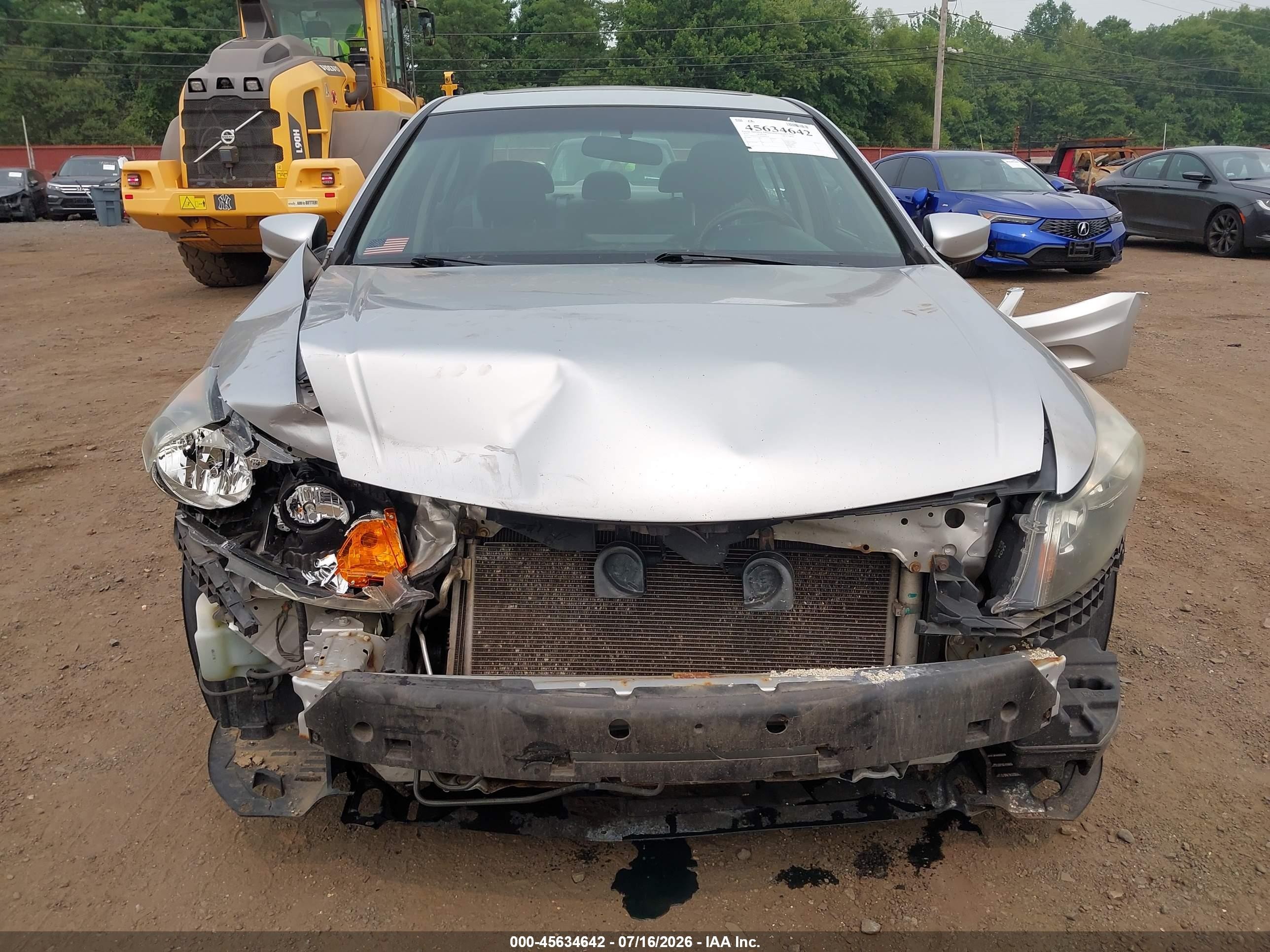 2011 Honda Accord 2.4 Ex Серебряный vin: 1HGCP2E71BA081728