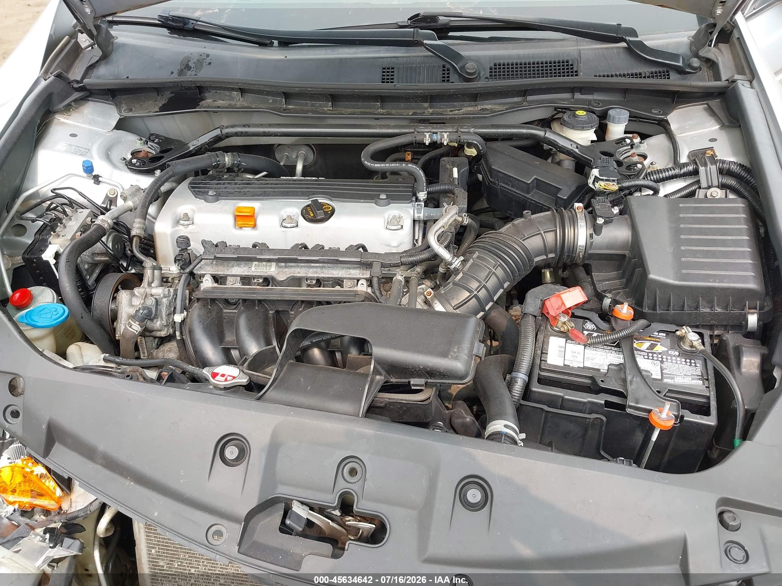 2011 Honda Accord 2.4 Ex Серебряный vin: 1HGCP2E71BA081728