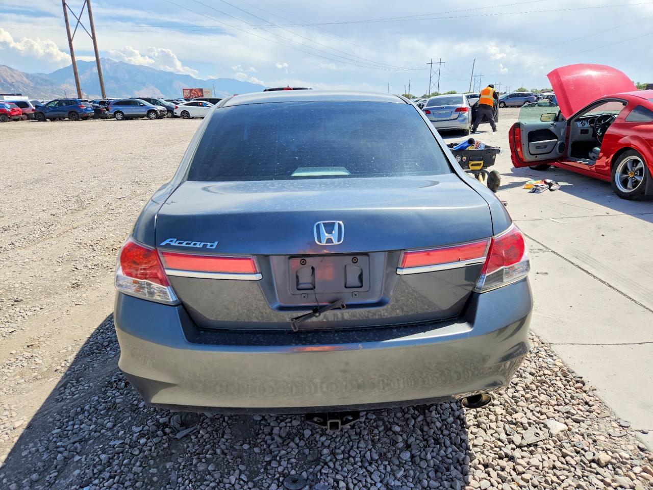 2012 Honda Accord Ex Gray vin: 1HGCP2E71CA146692
