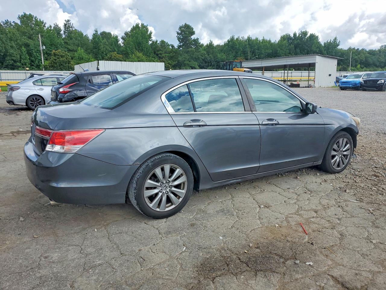 2011 Honda Accord Ex Gray vin: 1HGCP2E72BA047782